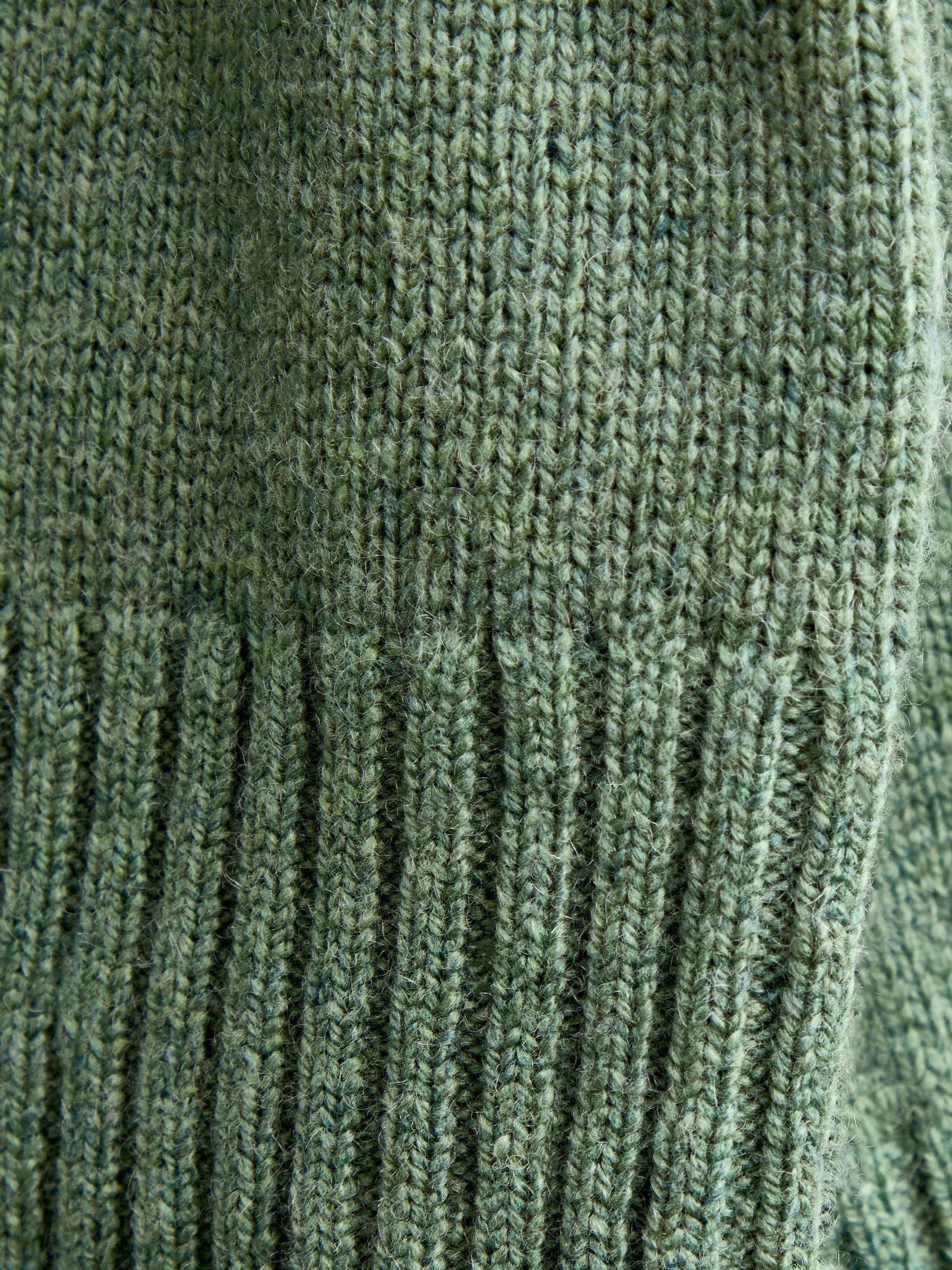 Sage Green Floral Frill Collar Cardigan - Image 4 of 4 Sage Green Floral Frill Collar Cardigan - Image 4 of 4