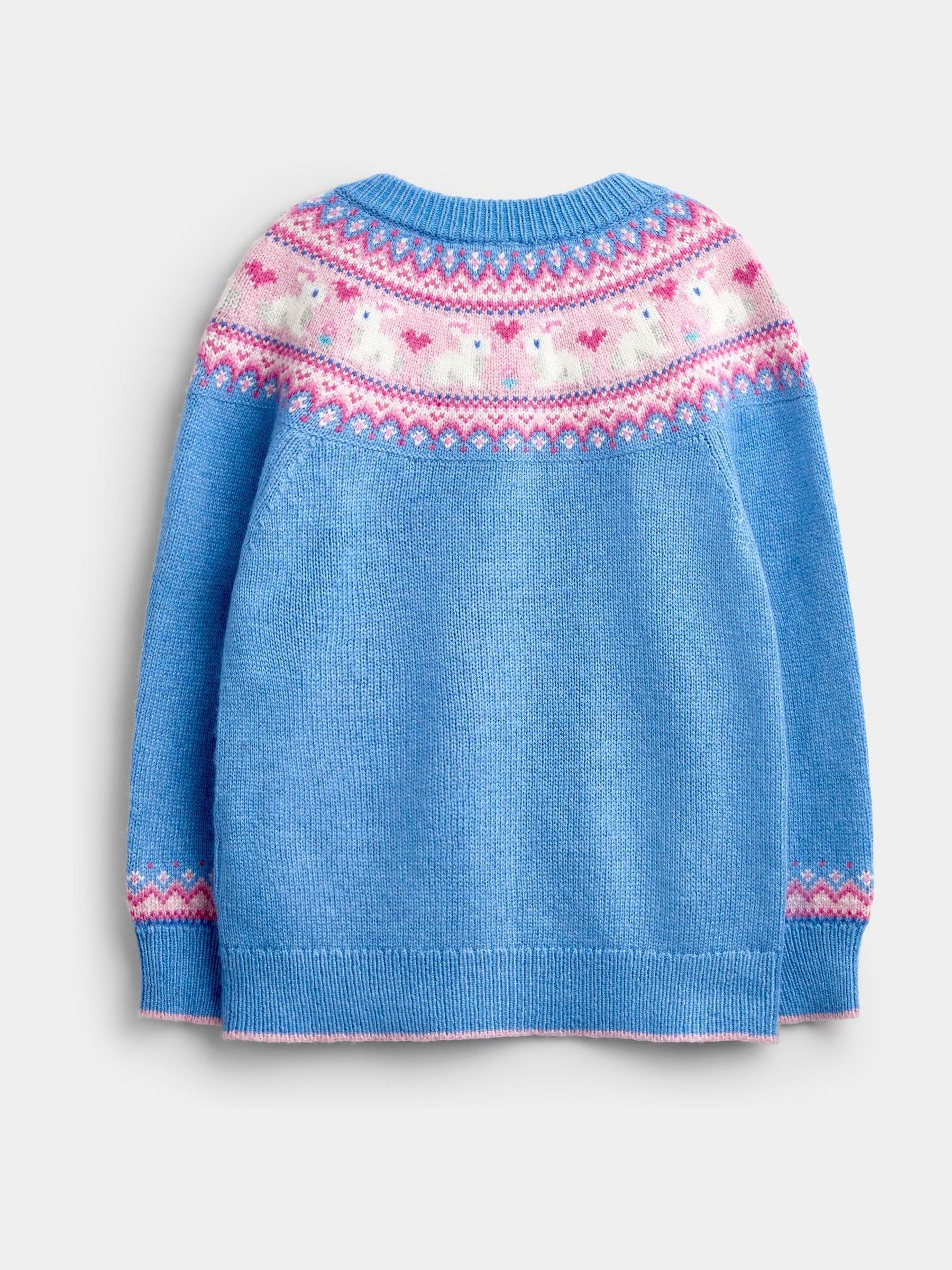Blue Bunny Fairisle Cardigan - Image 2 of 4 Blue Bunny Fairisle Cardigan - Image 2 of 4