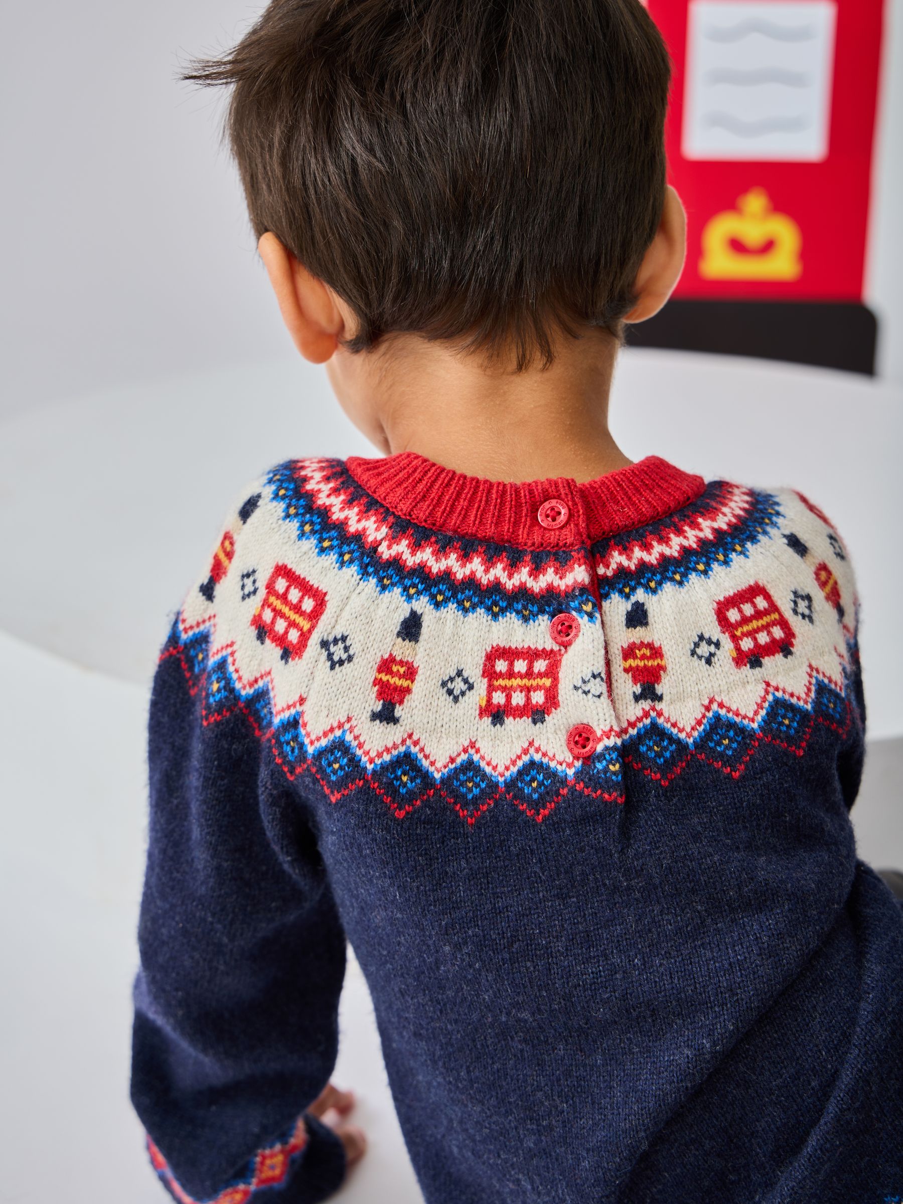Blue London Guard Fairisle Knitted Jumper - Image 2 of 3 Blue London Guard Fairisle Knitted Jumper - Image 2 of 3