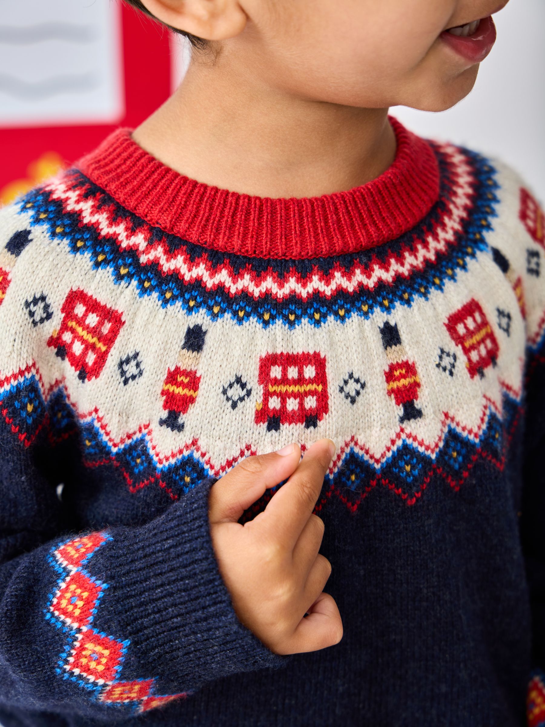 Blue London Guard Fairisle Knitted Jumper - Image 3 of 3