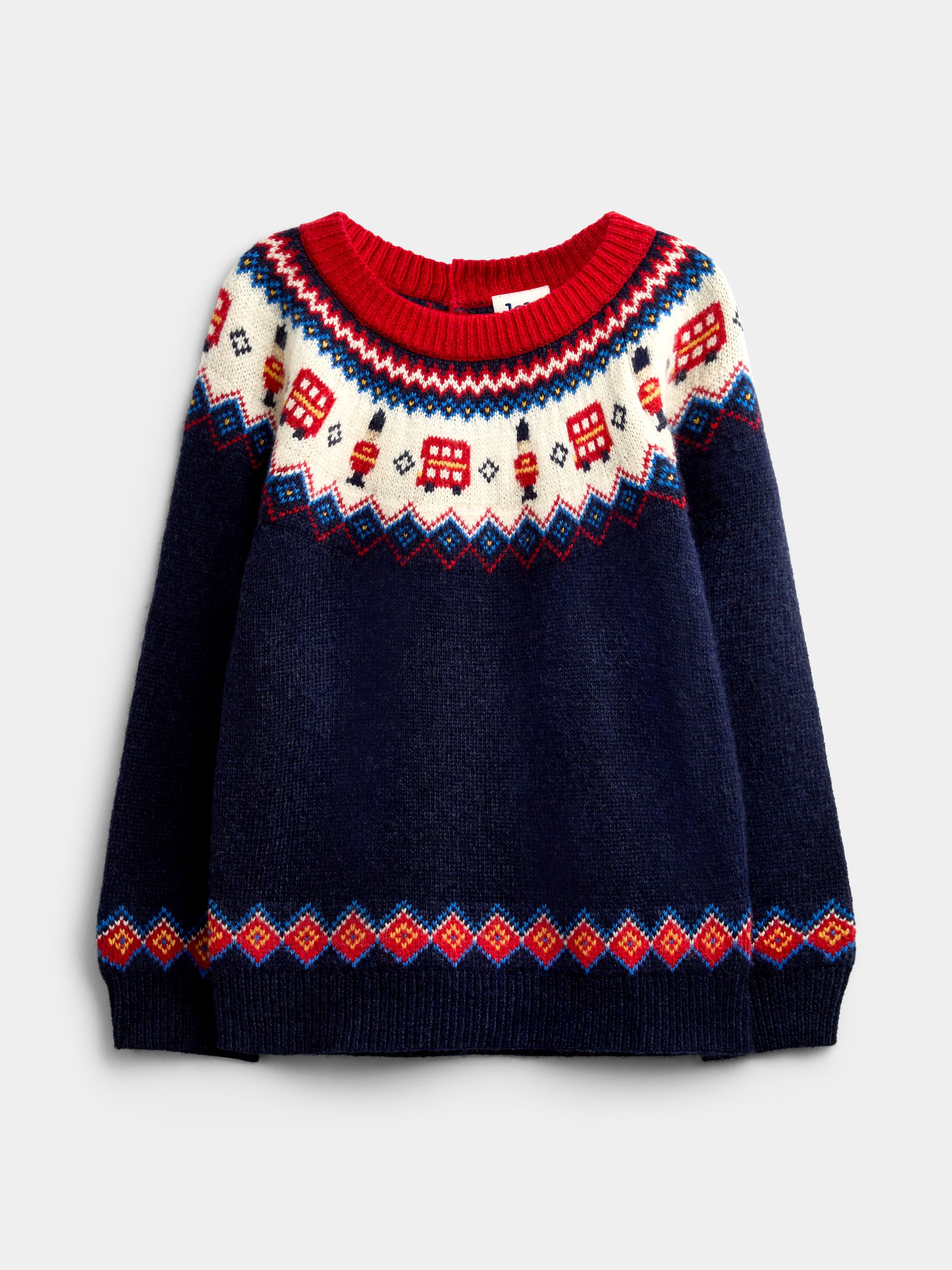 Blue London Guard Fairisle Knitted Jumper - Image 4 of 7