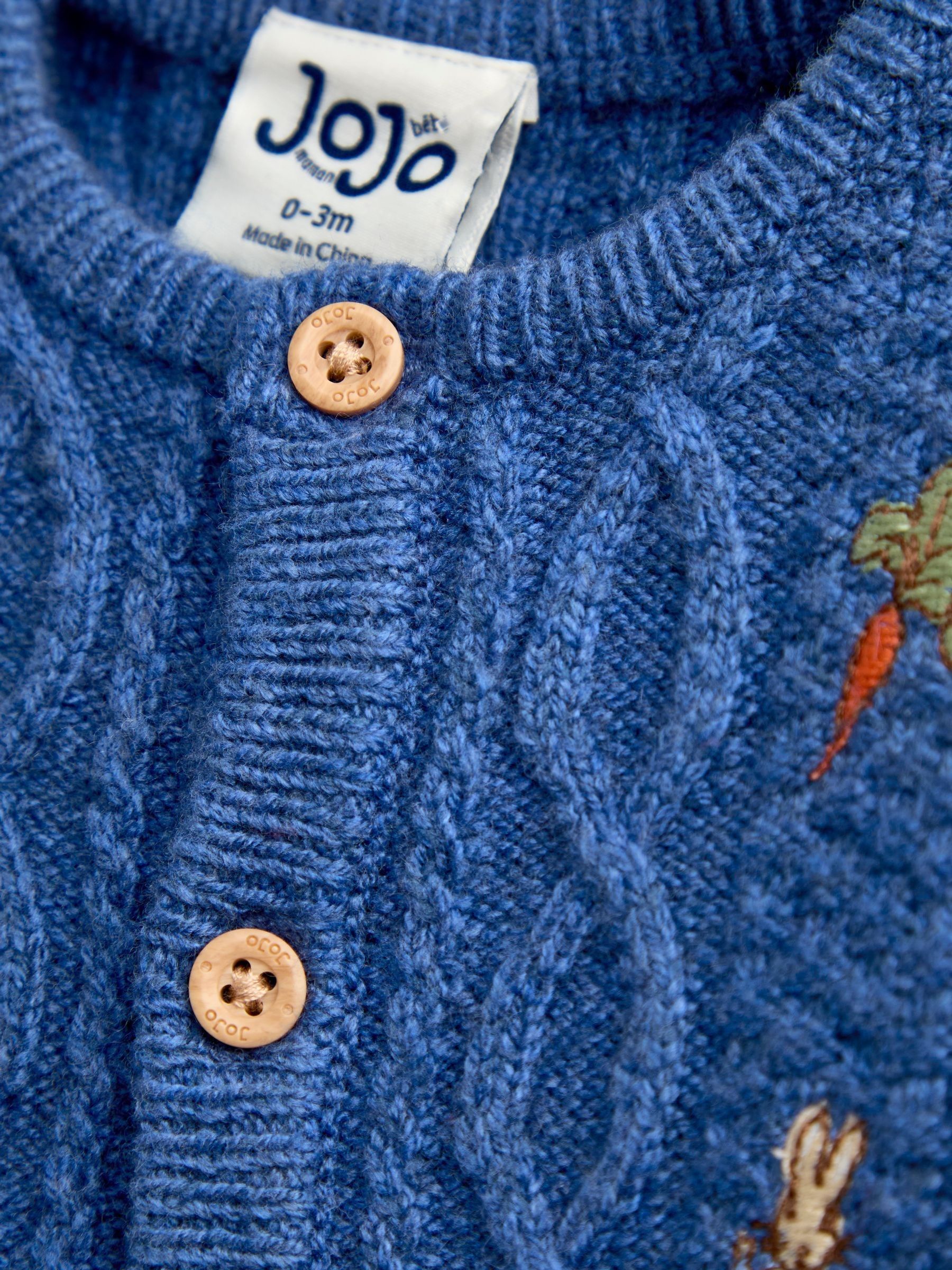 Blue Peter Rabbit™ Cable Knit Cardigan - Image 4 of 5