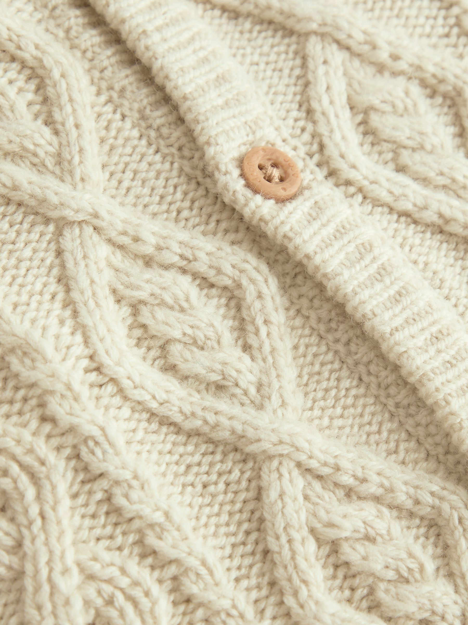 Natural Cable 3-Piece Cable Knit Set - Image 9 of 9 Natural Cable 3-Piece Cable Knit Set - Image 9 of 9
