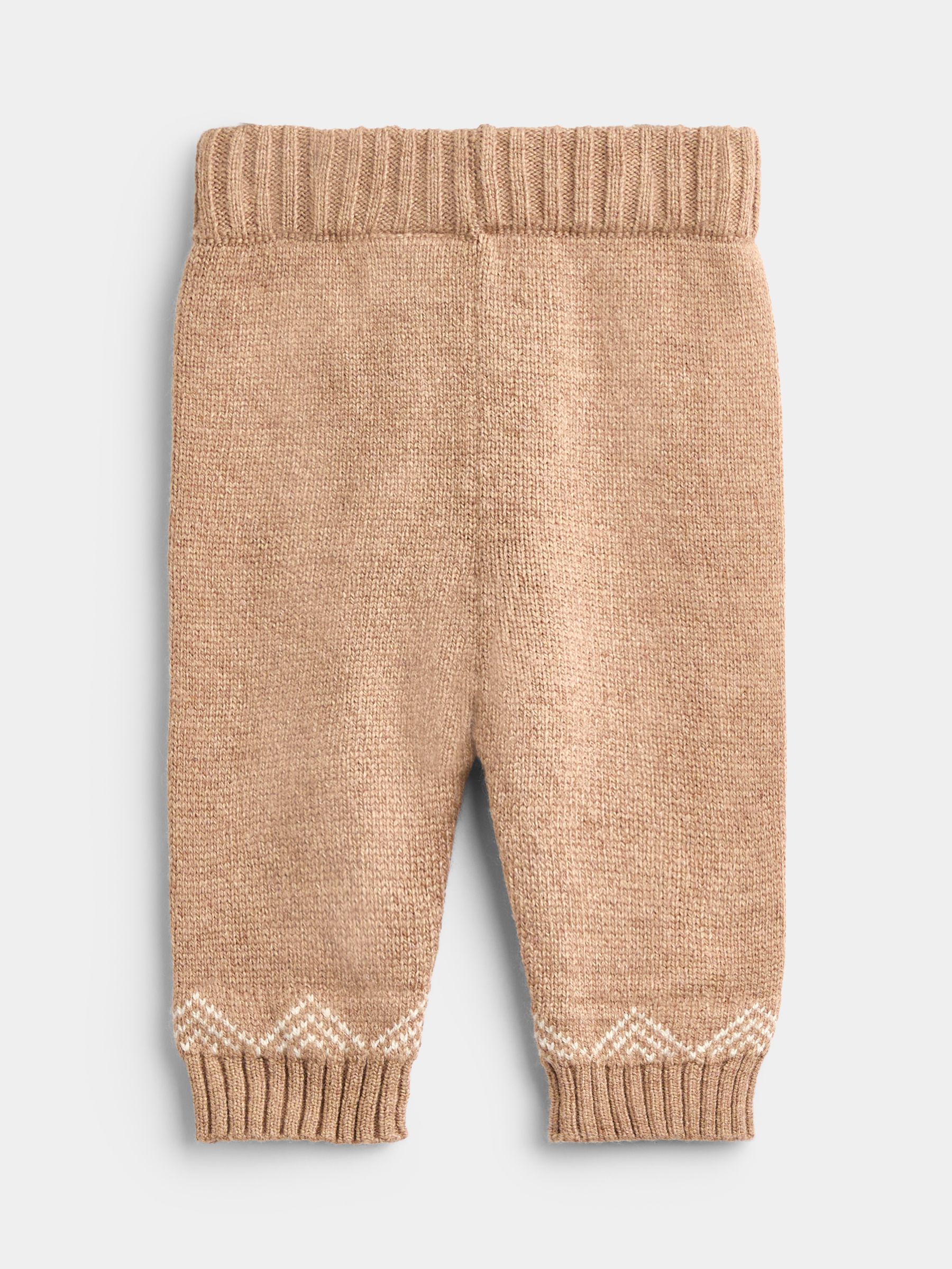 Brown Fairisle 3-Piece Fairisle Knit Set - Image 7 of 11