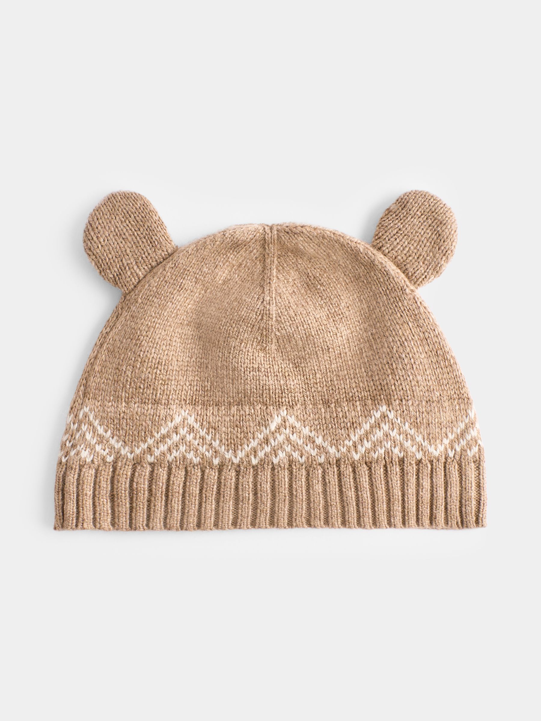 Brown Fairisle 3-Piece Fairisle Knit Set - Image 8 of 11