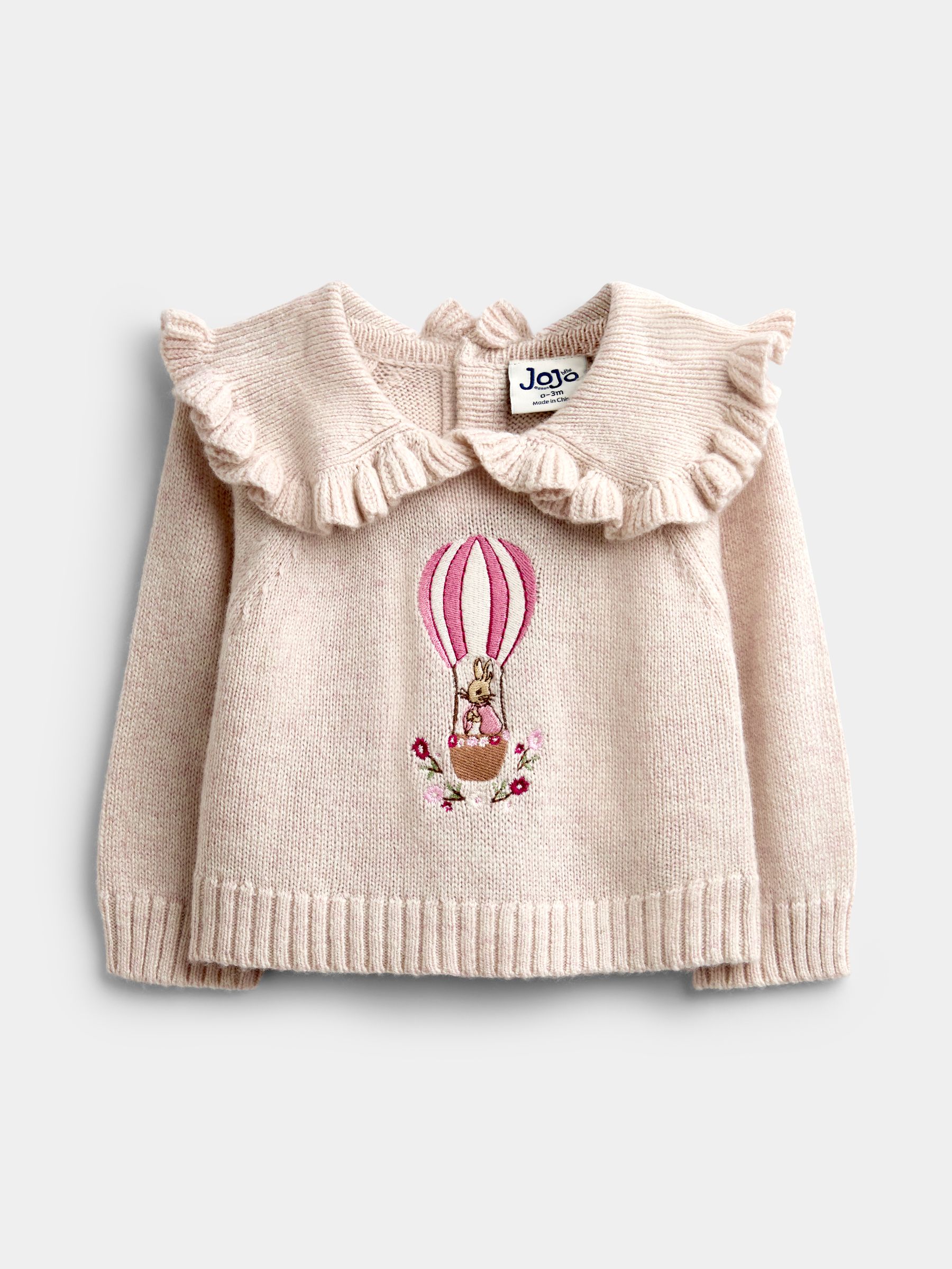 Pink Floral Peter Rabbit™ Flopsy Knit Jumper & Leggings Set - Image 5 of 9