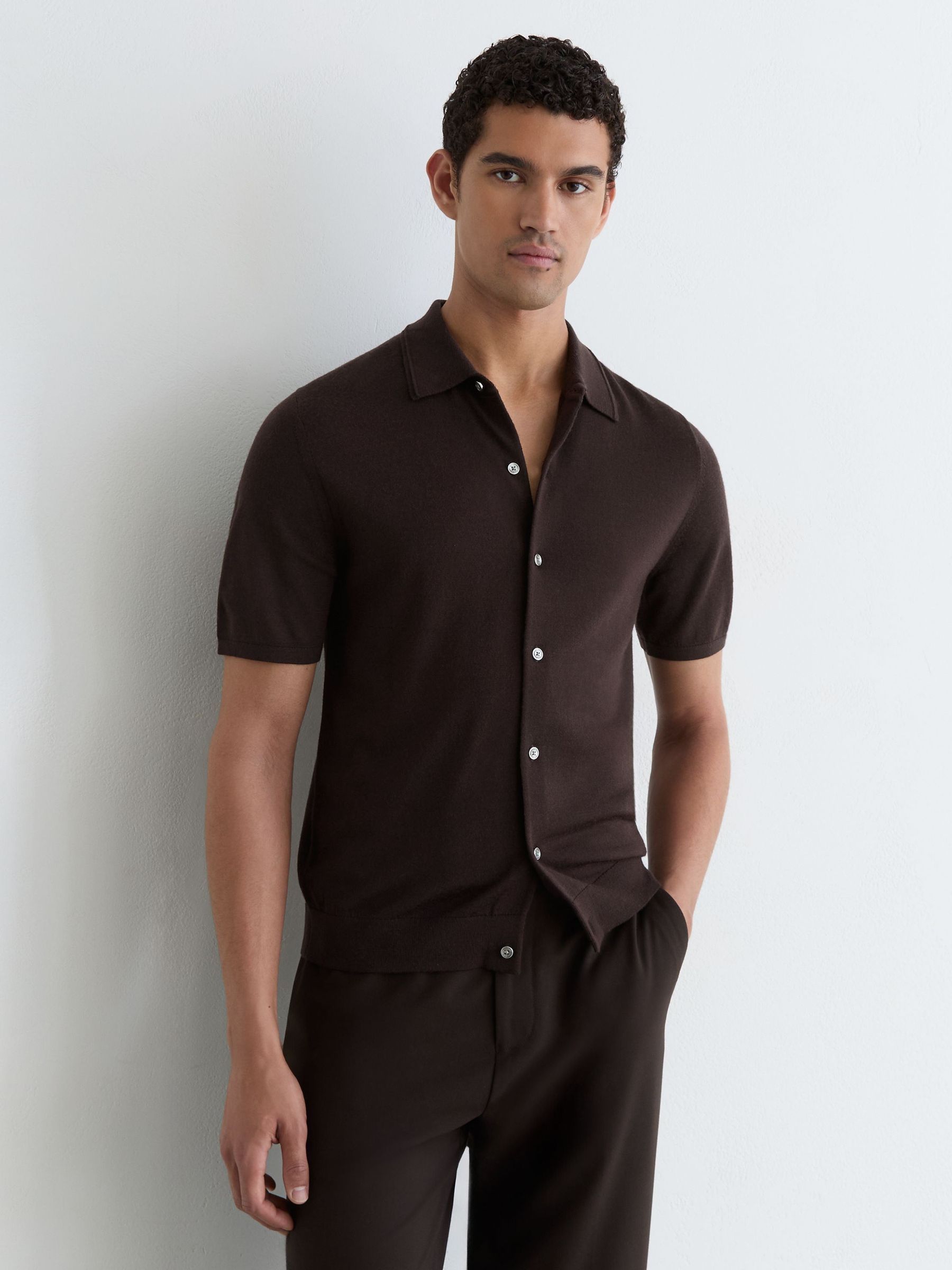 Shirt in Bitter Brown - Image 1 of 6 Shirt in Bitter Brown - Image 1 of 6