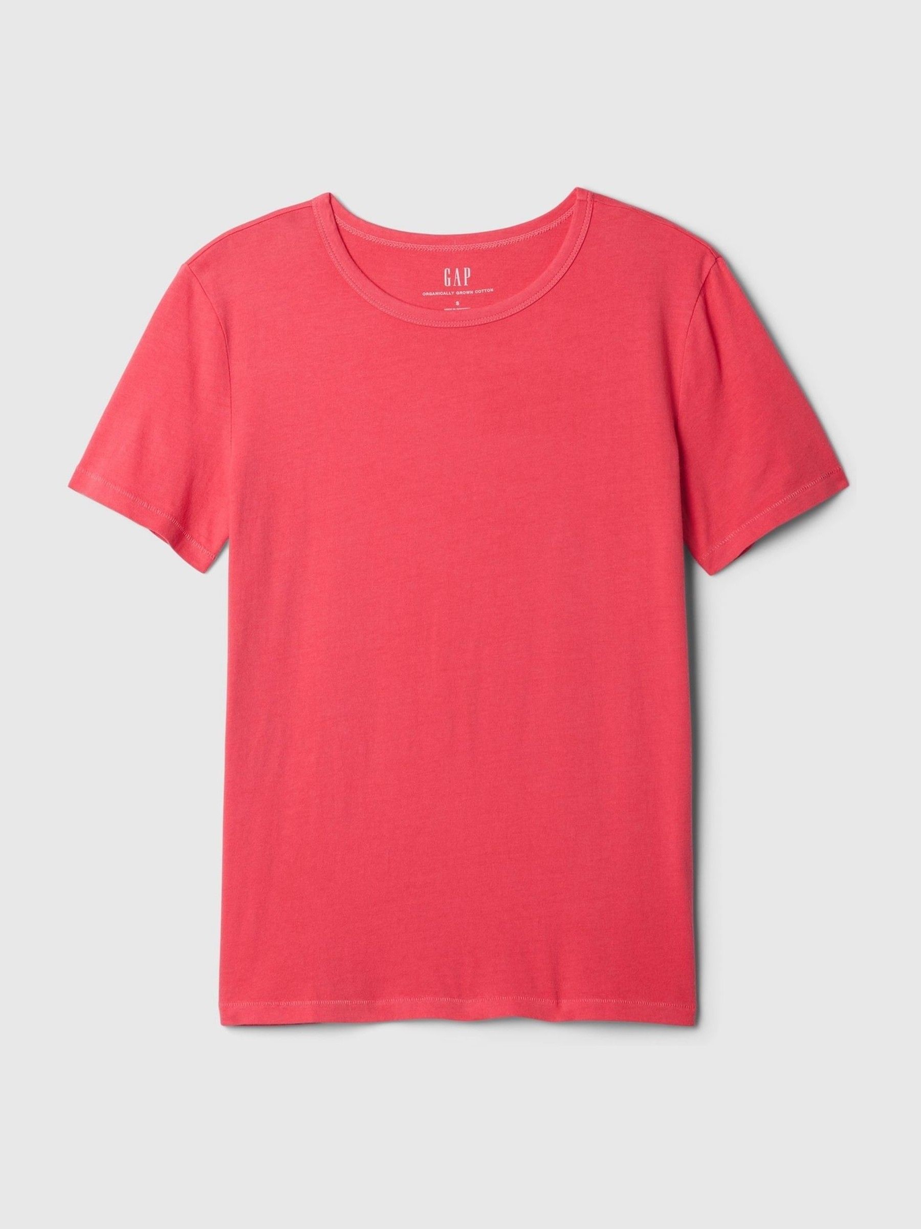 Pink Cotton Short Sleeve Vintage Crew Neck T-Shirt - Image 4 of 4