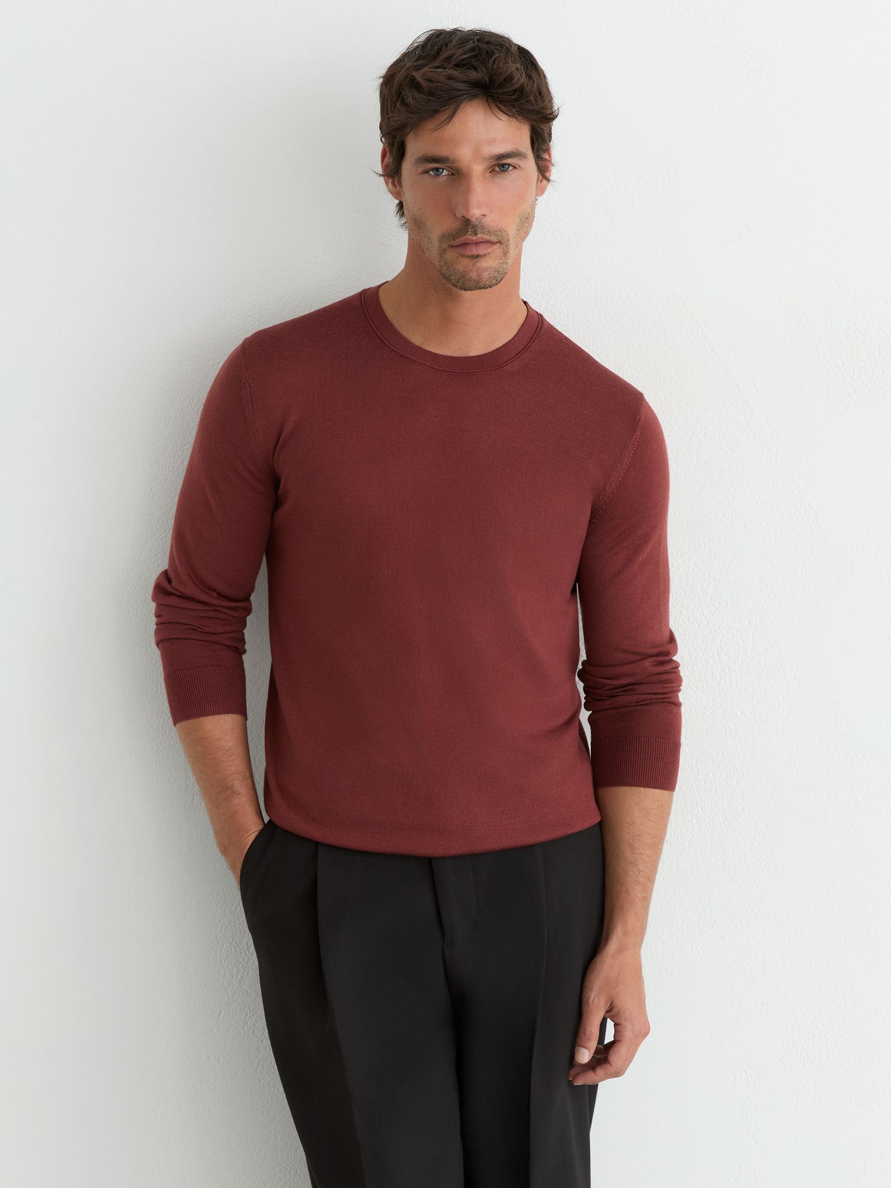 Jumper in Rooibos Red - Image 1 of 6