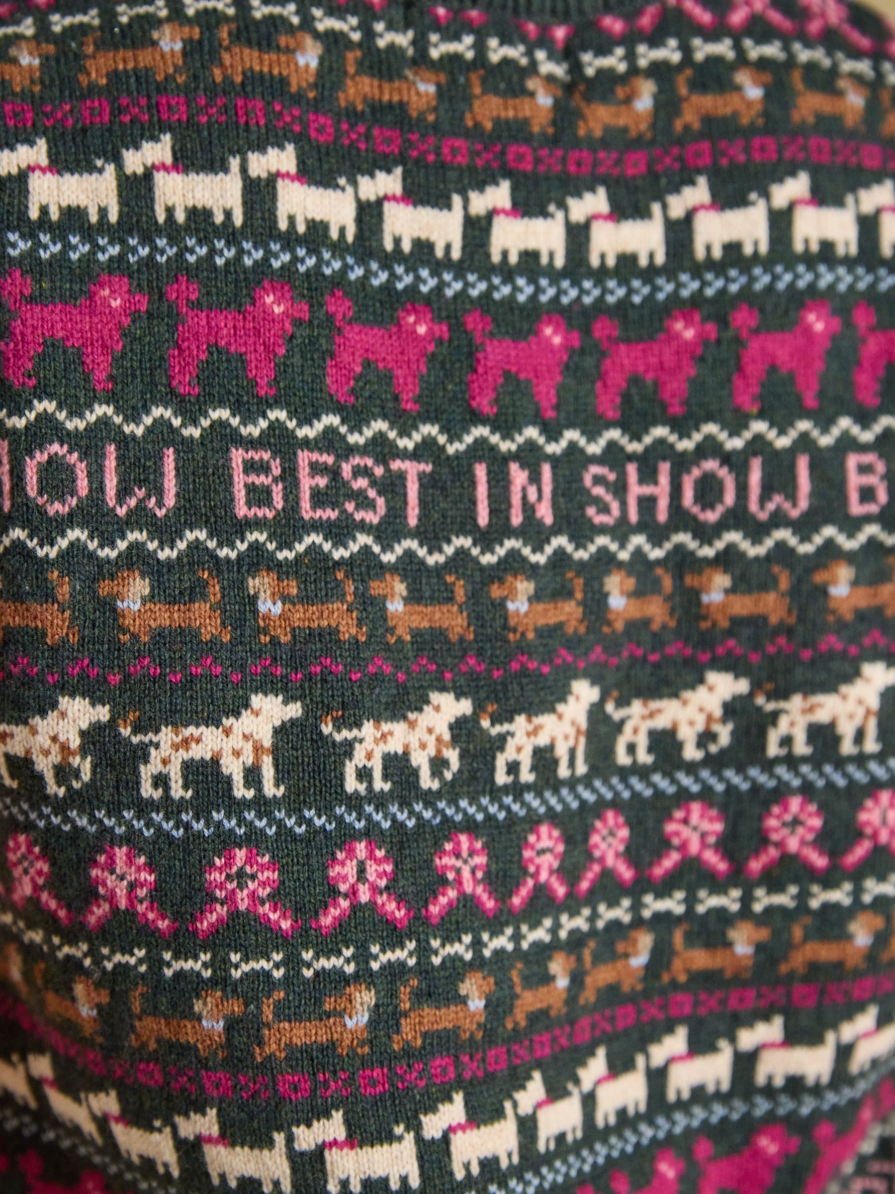 Green Cotton Blend Crew Neck Knitted Vest - Image 5 of 7
