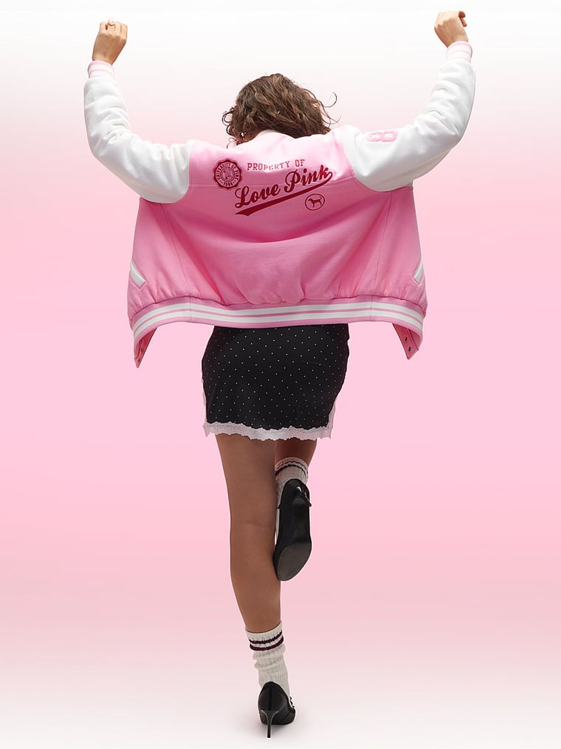Pink Lollipop Varsity Jacket - Image 3 of 3
