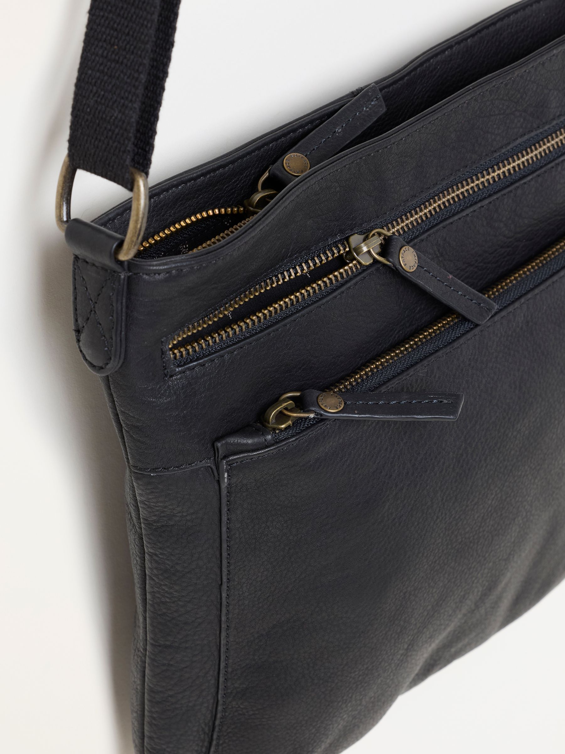 Black Allie Leather Crossbody Bag - Image 3 of 3