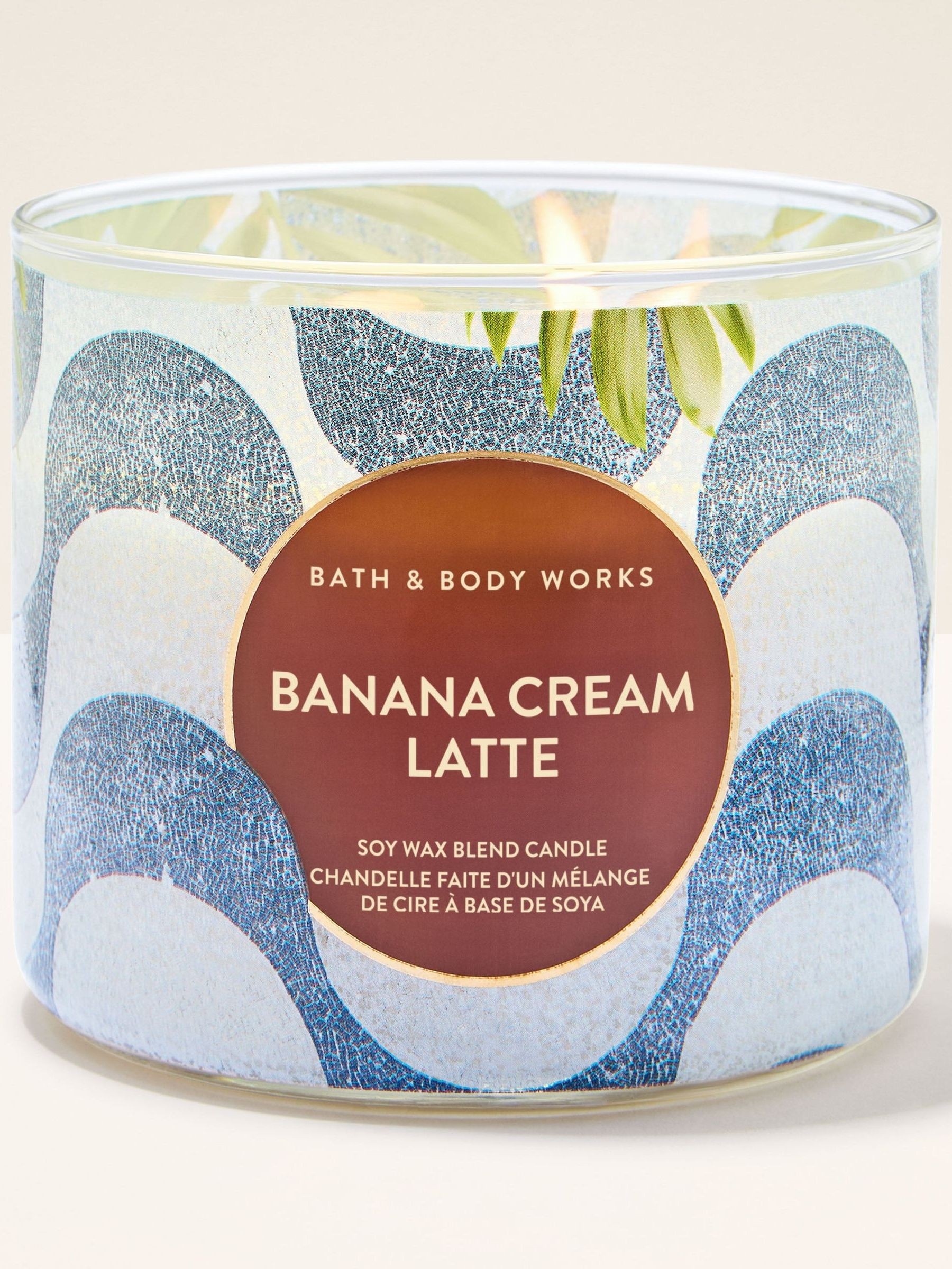 Banana Cream Latte Candle 411g 3 Wick - Image 1 of 2