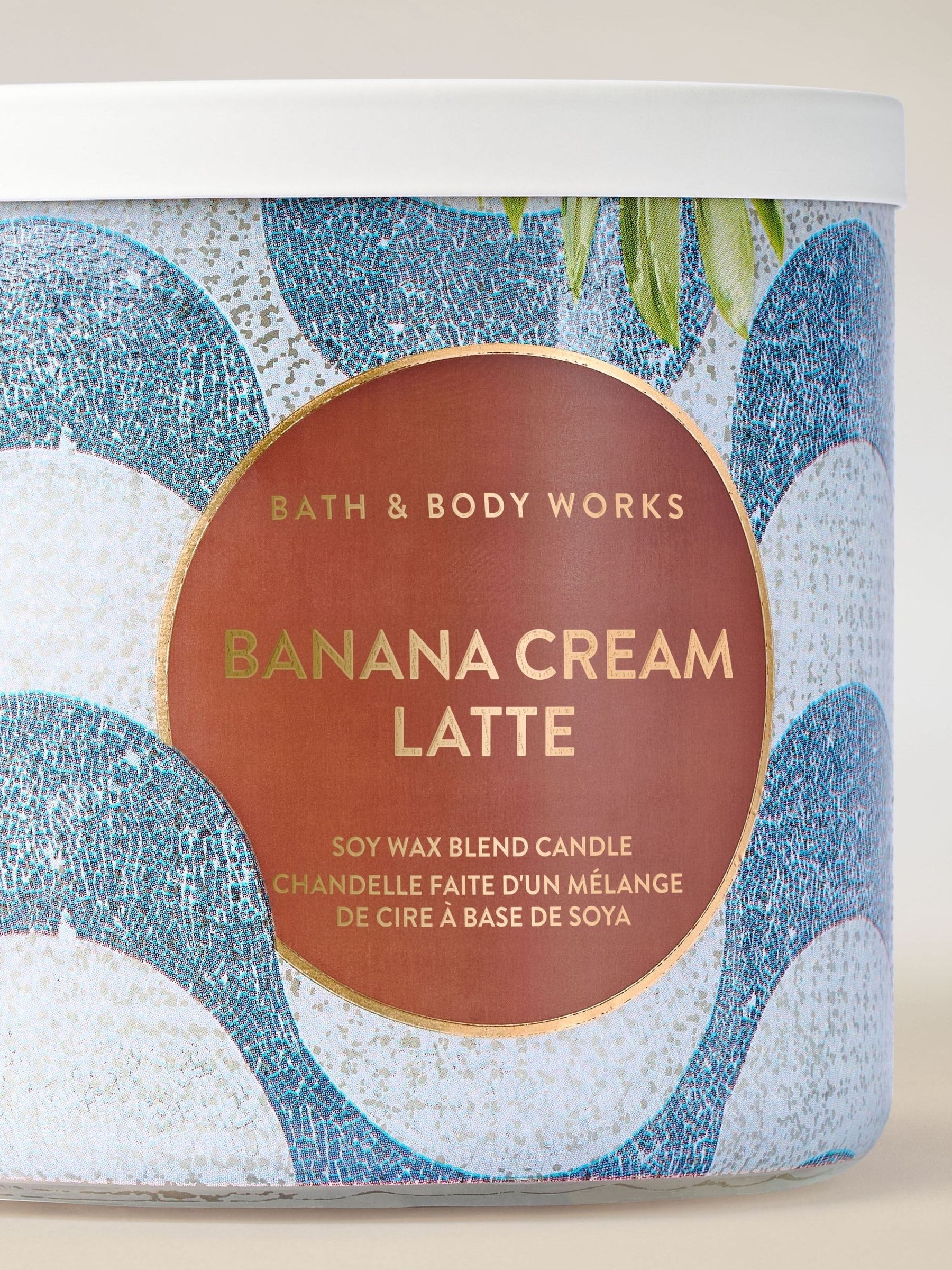 Banana Cream Latte Candle 411g 3 Wick - Image 2 of 2