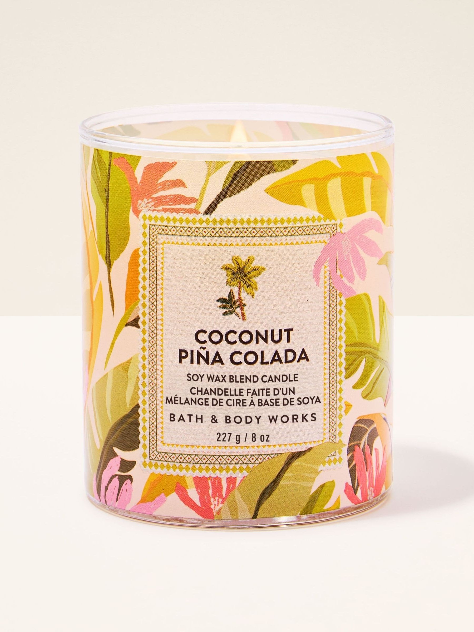 Coconut Pina Colada Single Wick Candle 227g - Image 1 of 3