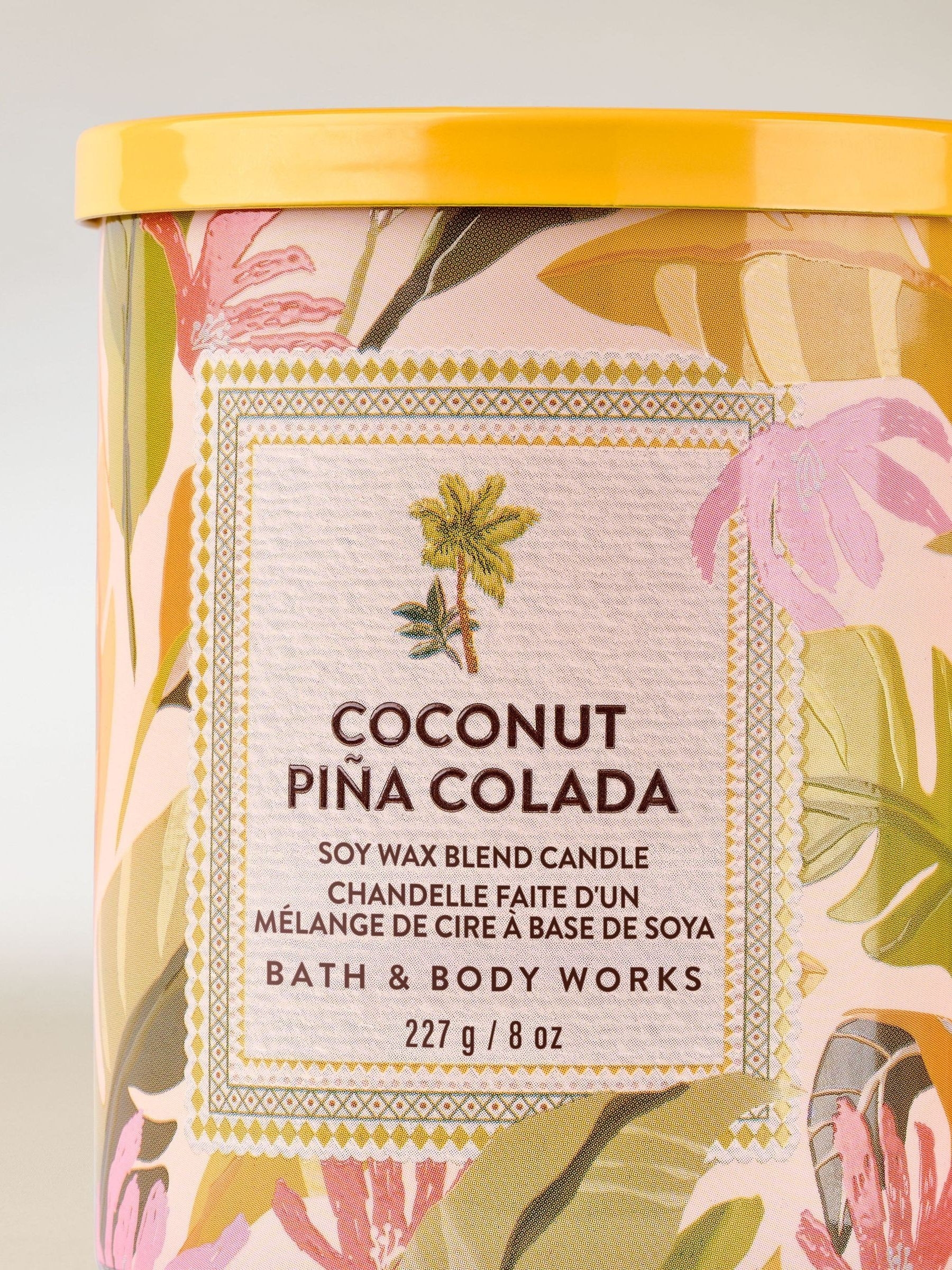 Coconut Pina Colada Single Wick Candle 227g - Image 2 of 3