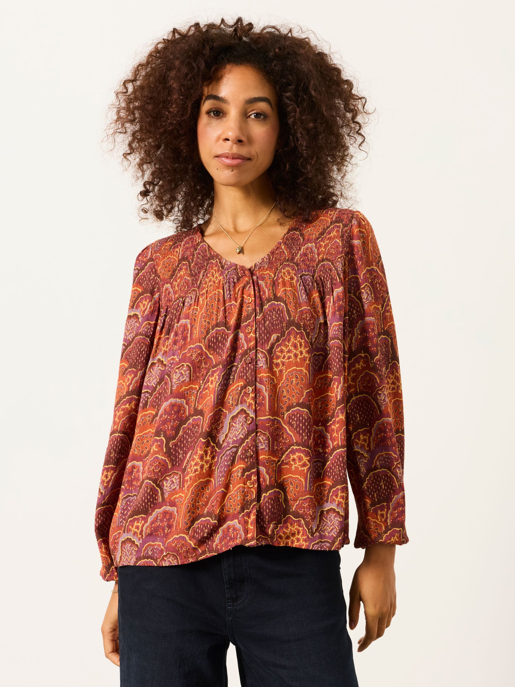 Nessie Purple Mountains Blouse - Image 1 of 5