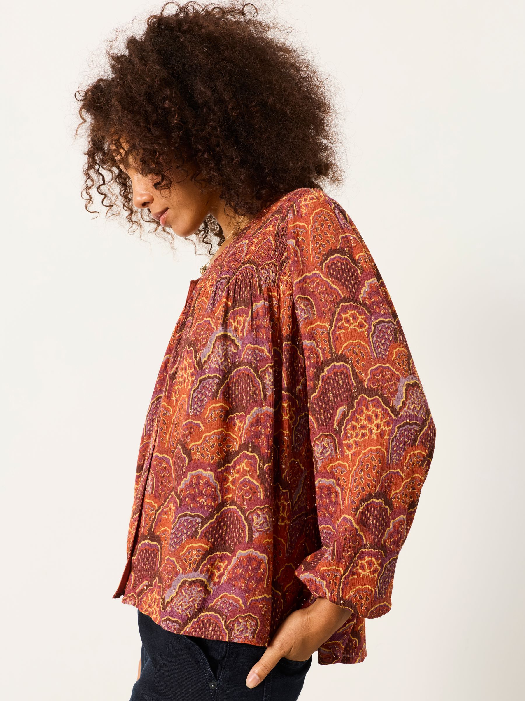 Nessie Purple Mountains Blouse - Image 3 of 5