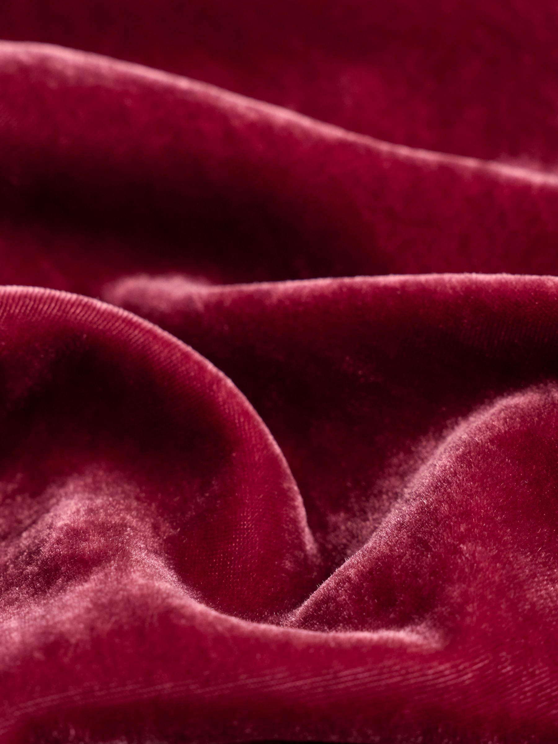 Esme Rose Pink Velvet Midi Skirt - Image 6 of 6