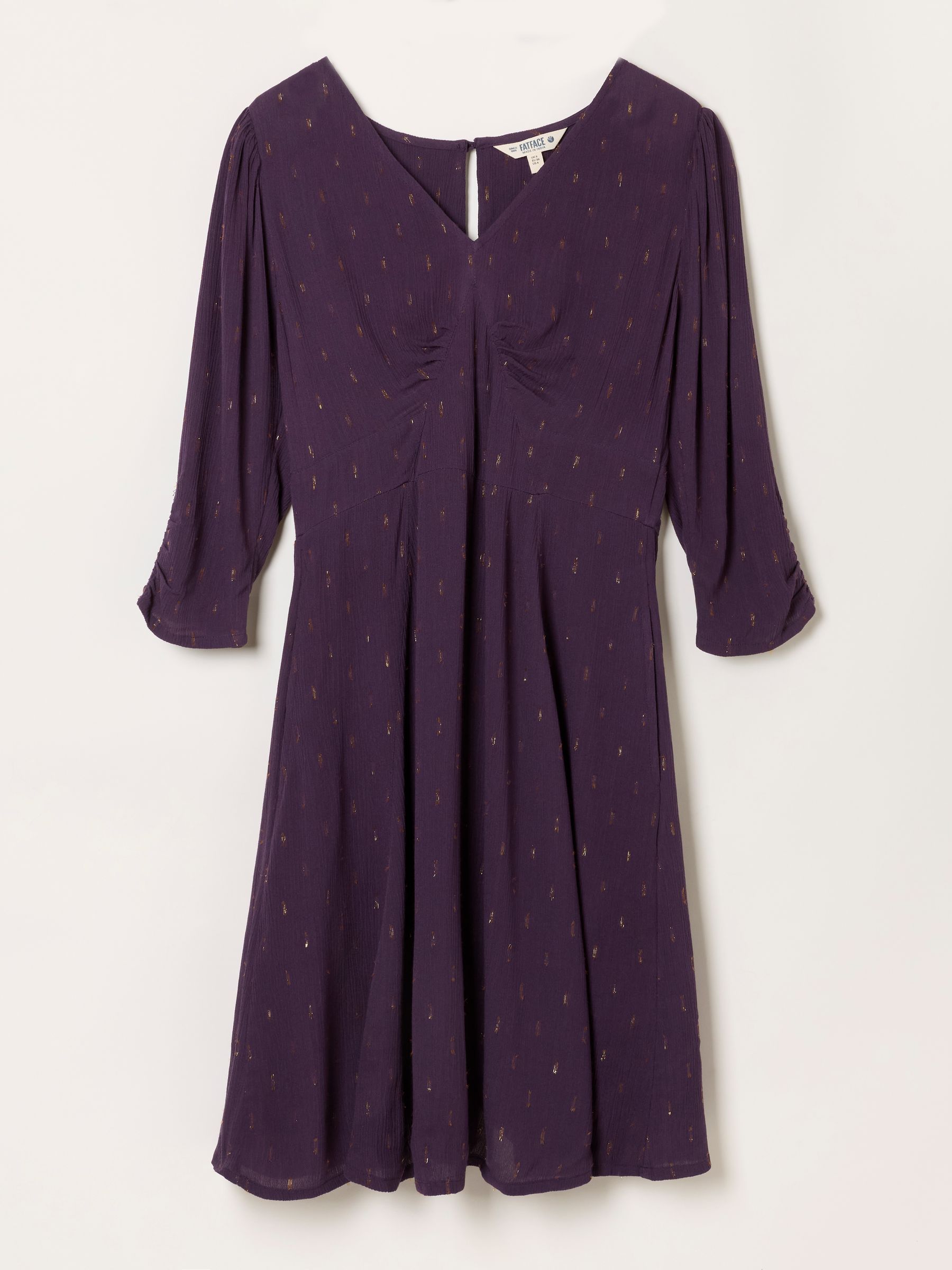 Anya Purple Spot Dress - Image 6 of 6