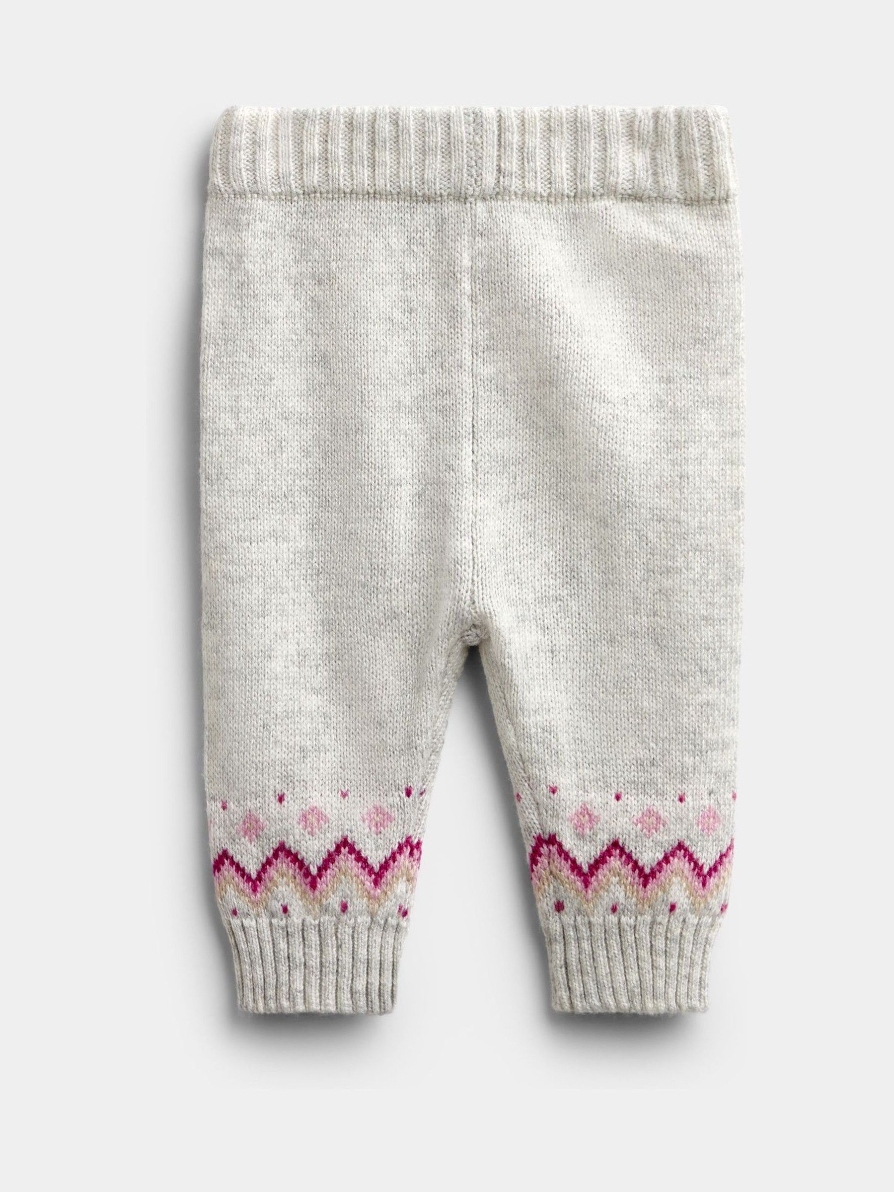 Light Grey 3-Piece Fairisle Knit Set - Image 5 of 9