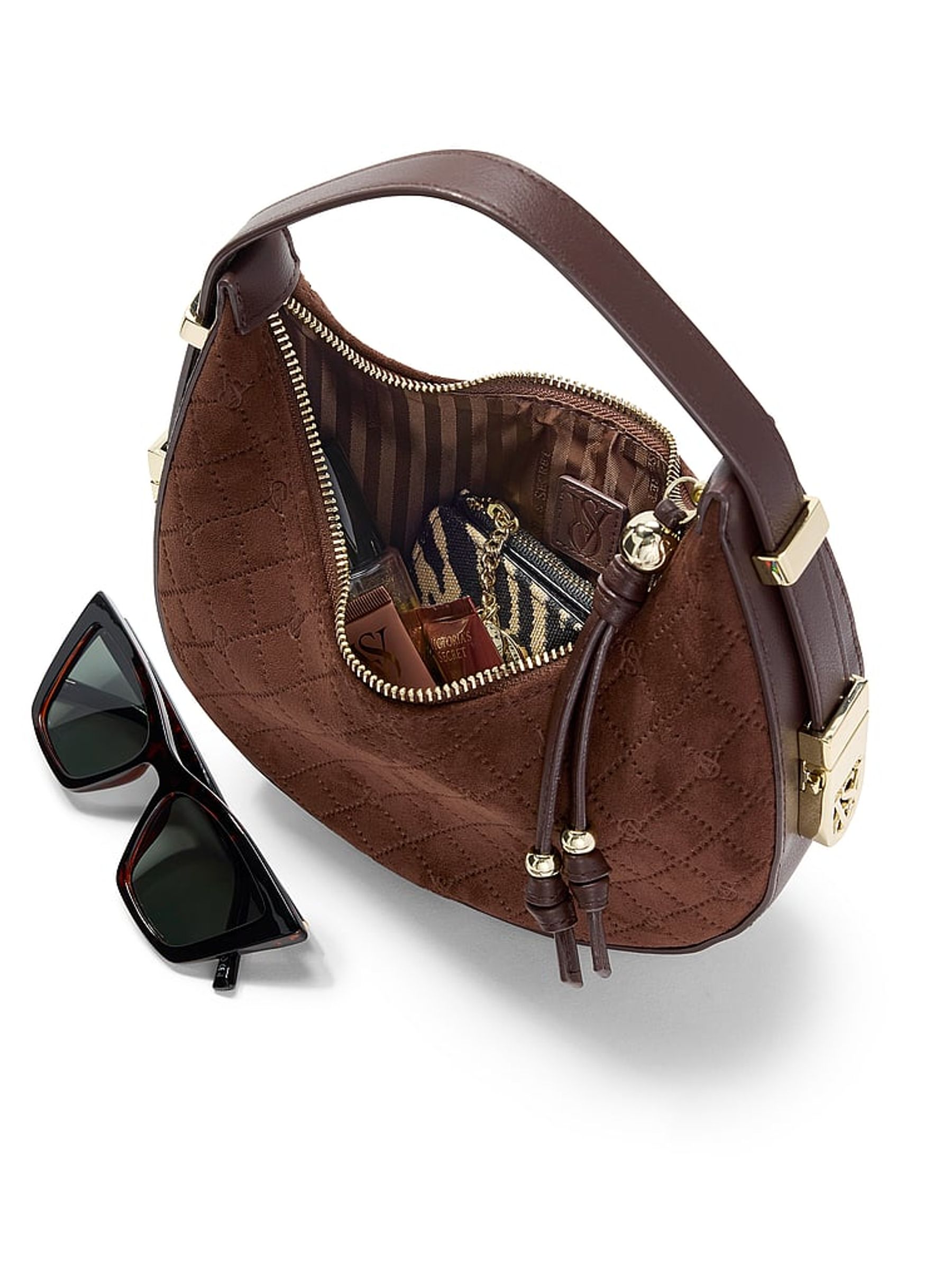 Ganache Brown Adjustable Shoulder Bag - Image 4 of 4