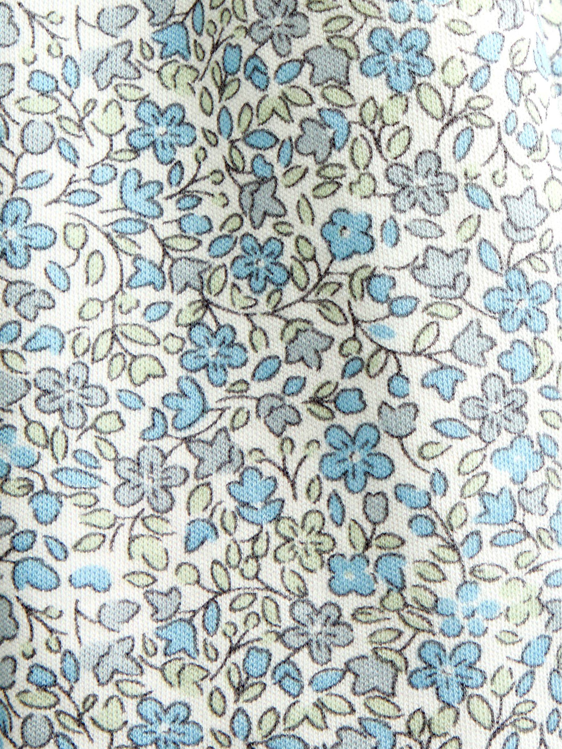 Blue Floral Smocked Dress Set - Image 7 of 7