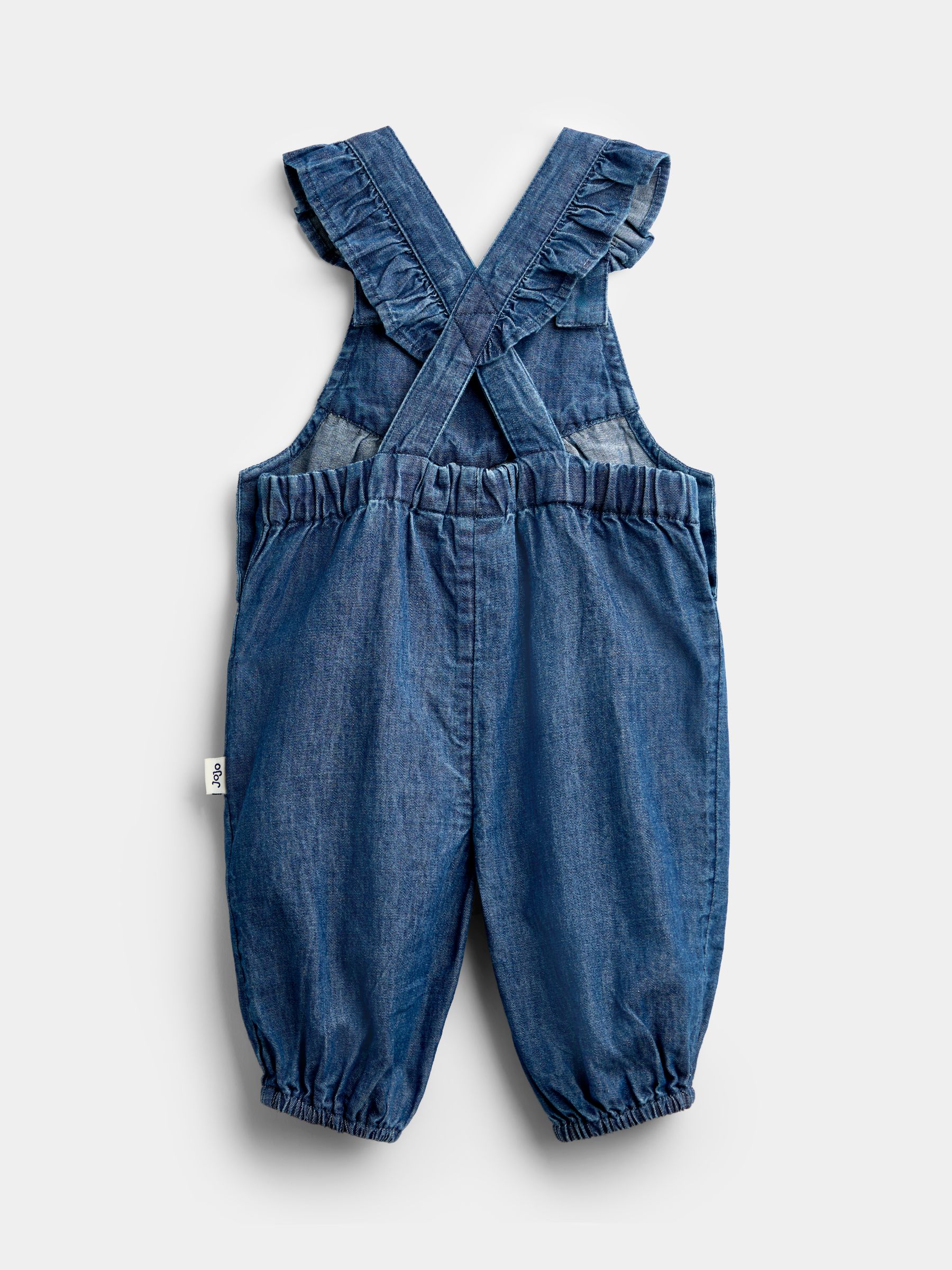 Denim Embroidered Chambray Dungaree Set - Image 5 of 6