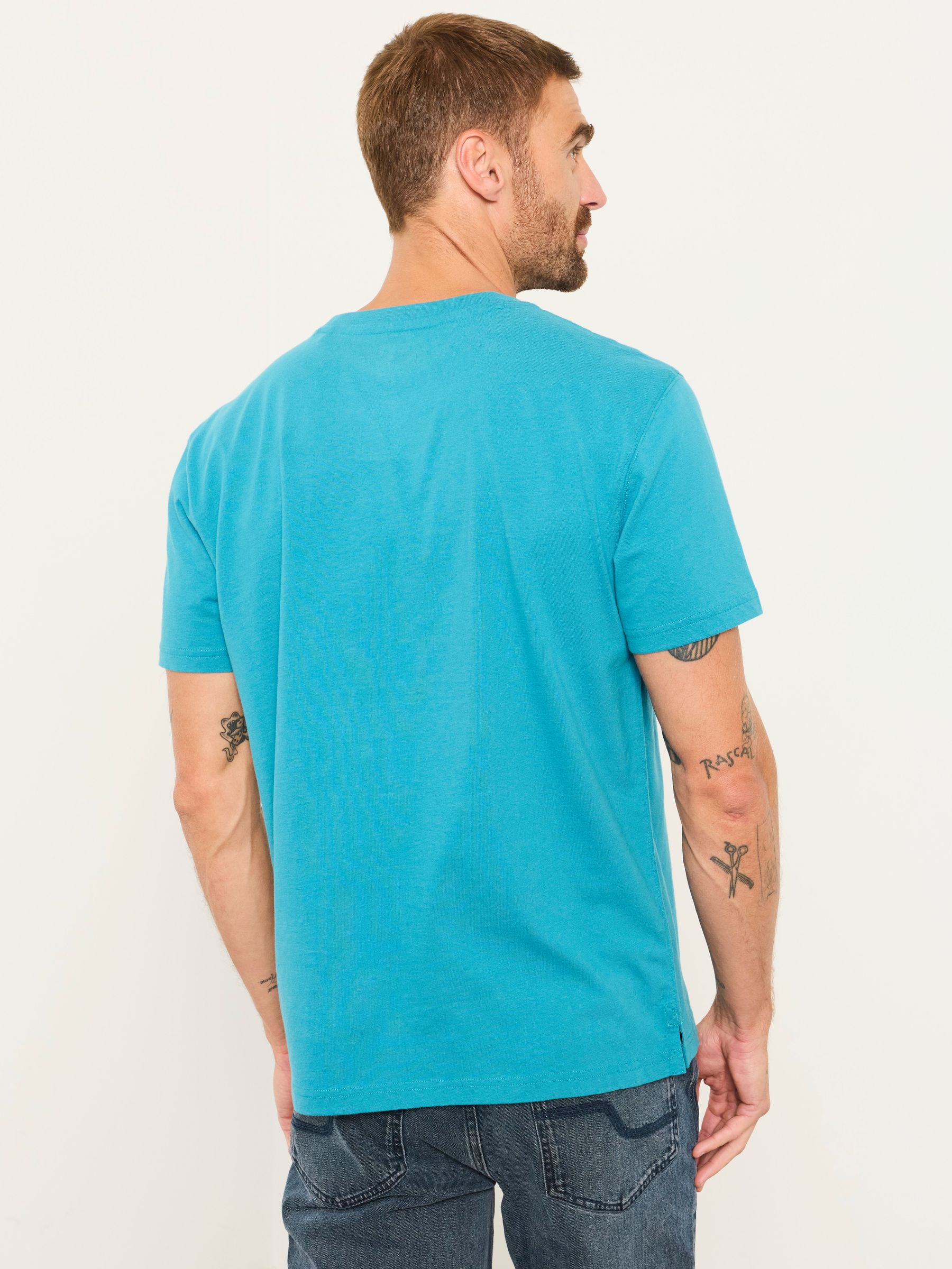 Lulworth Turquoise Blue T-Shirt - Image 2 of 6 Lulworth Turquoise Blue T-Shirt - Image 2 of 6