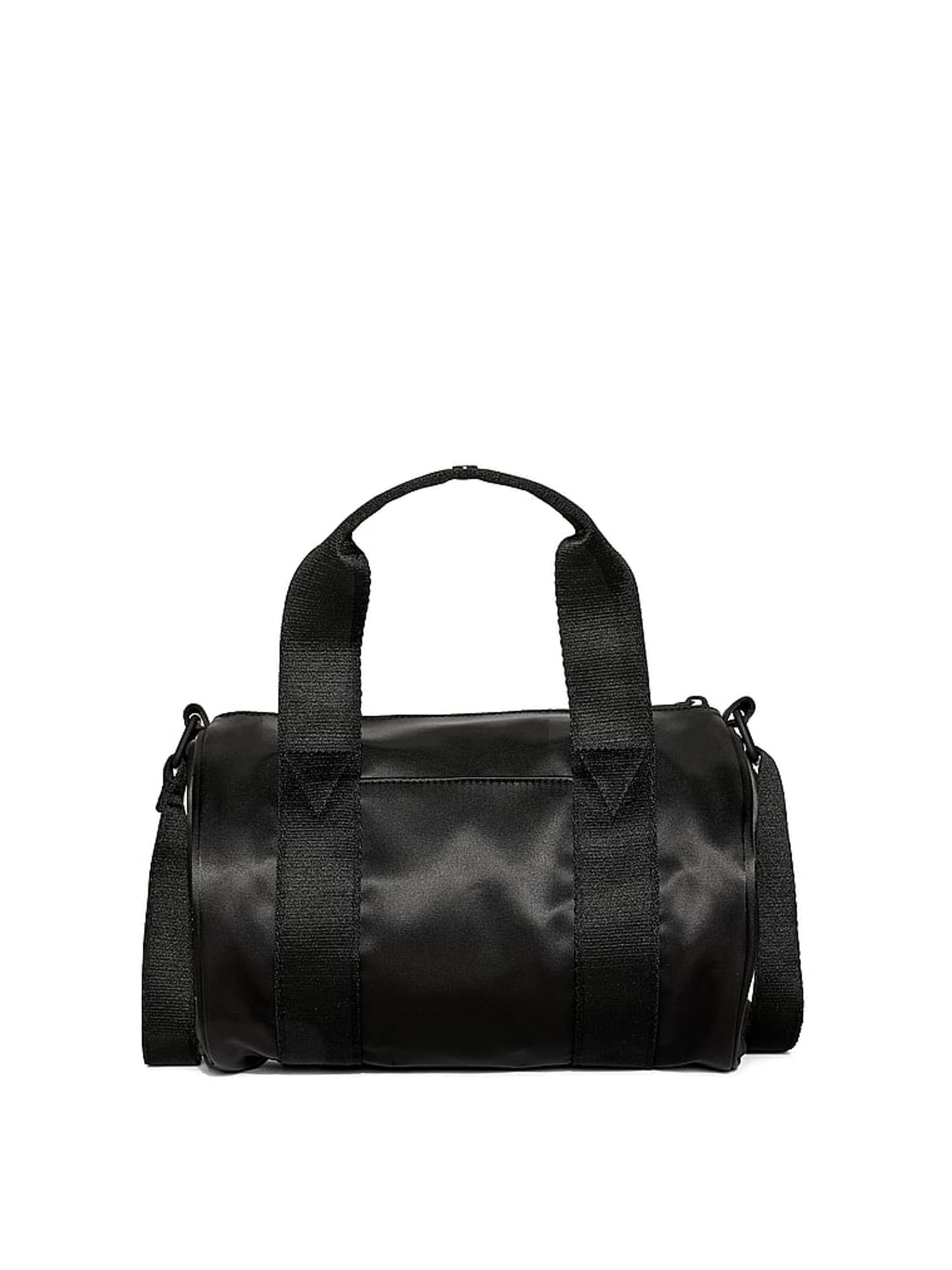 Black Satin Mini Roll Duffle - Image 4 of 4