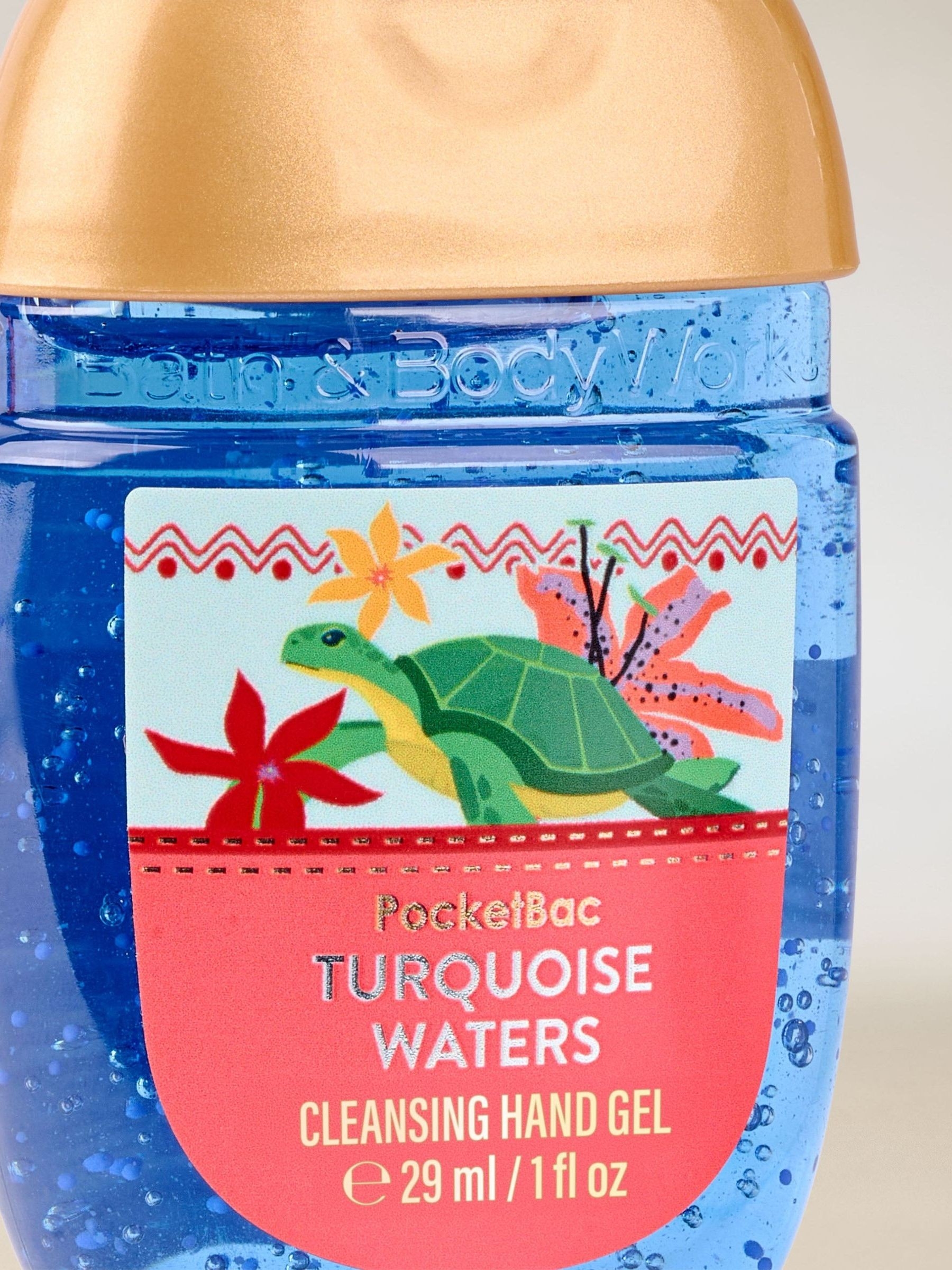 Turquoise Waters PocketBac Cleansing Hand Gel 29ml - Image 2 of 2