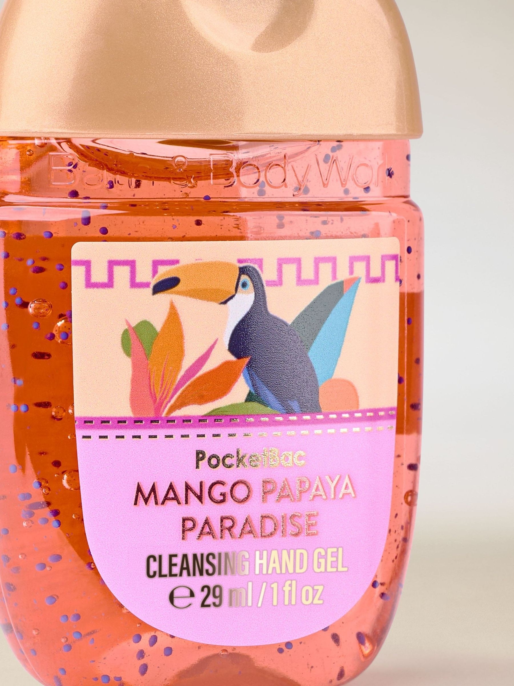 Mango Papaya Paradise PocketBac Cleansing Hand Gel 29ml - Image 2 of 2