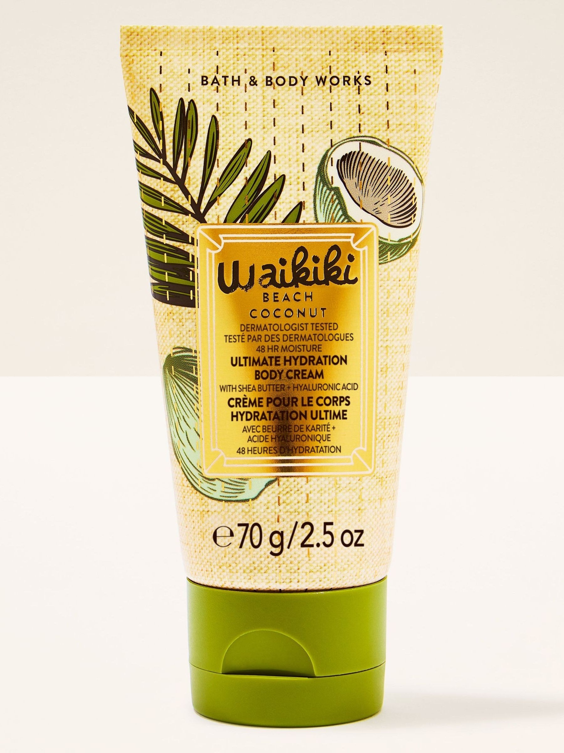 Waikiki Beach Coconut Travel Size Ultimate Hydration Body Cream 70g - Image 1 of 4