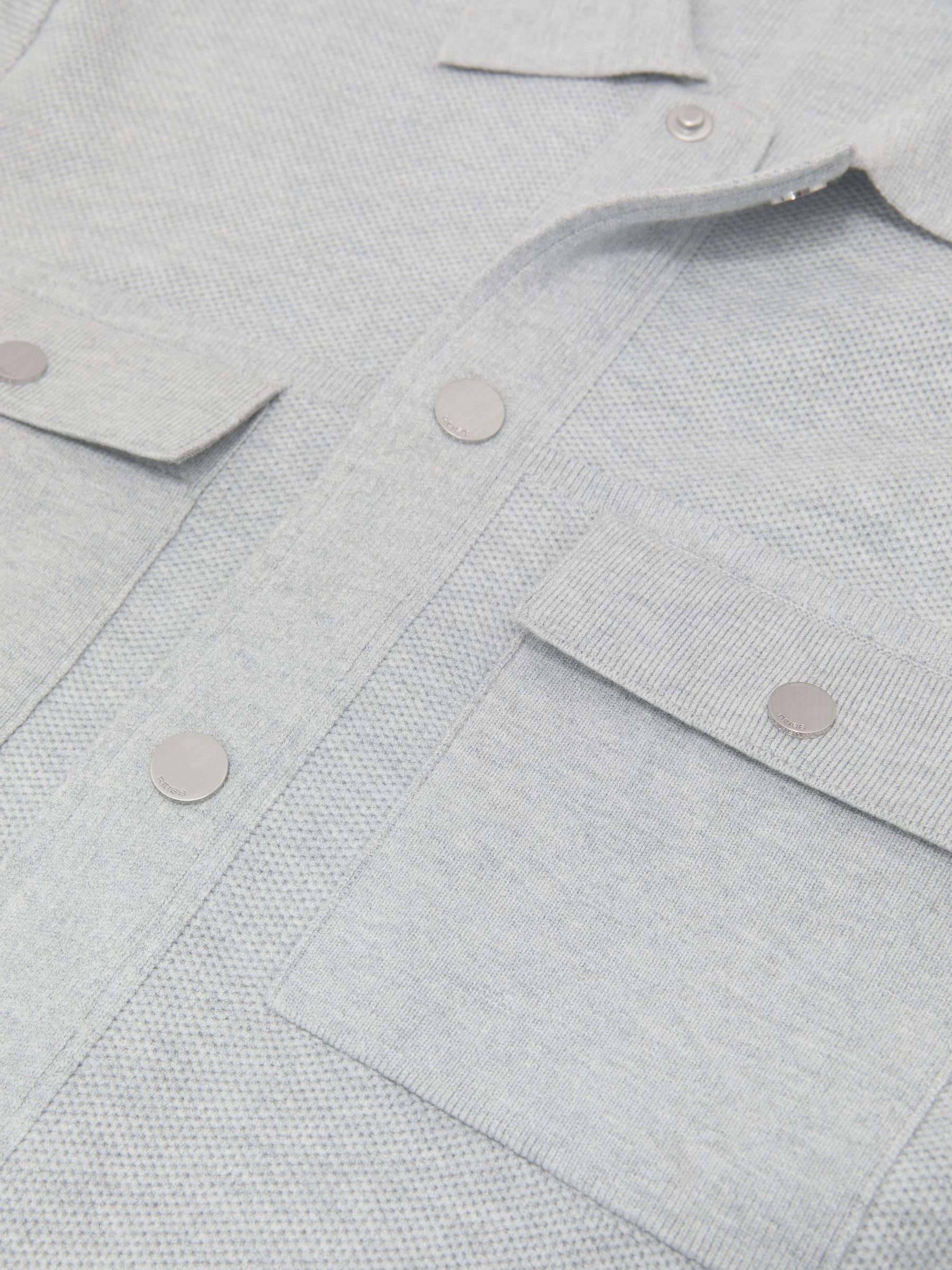 Polo Shirt in Soft Grey - Image 10 of 10