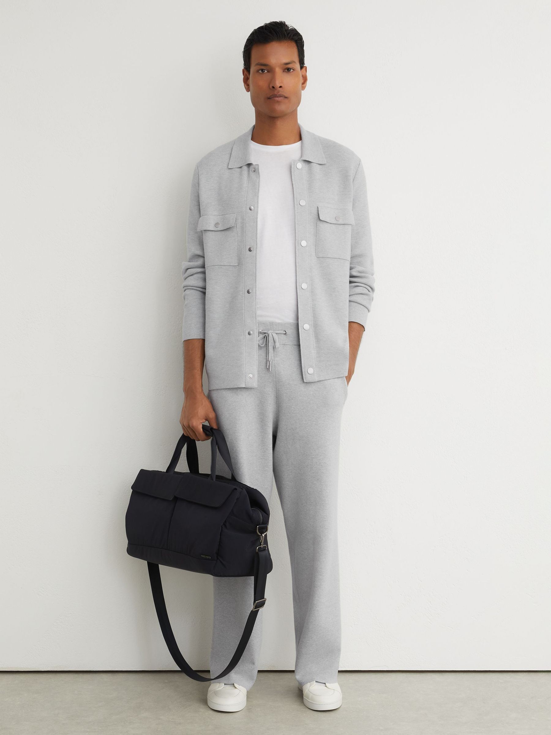 Polo Shirt in Soft Grey - Image 4 of 10
