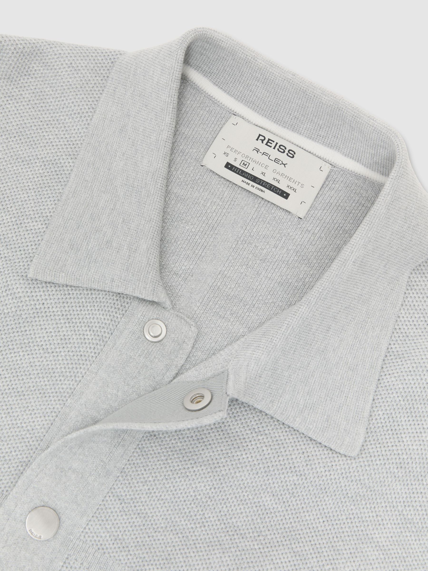 Polo Shirt in Soft Grey - Image 6 of 10