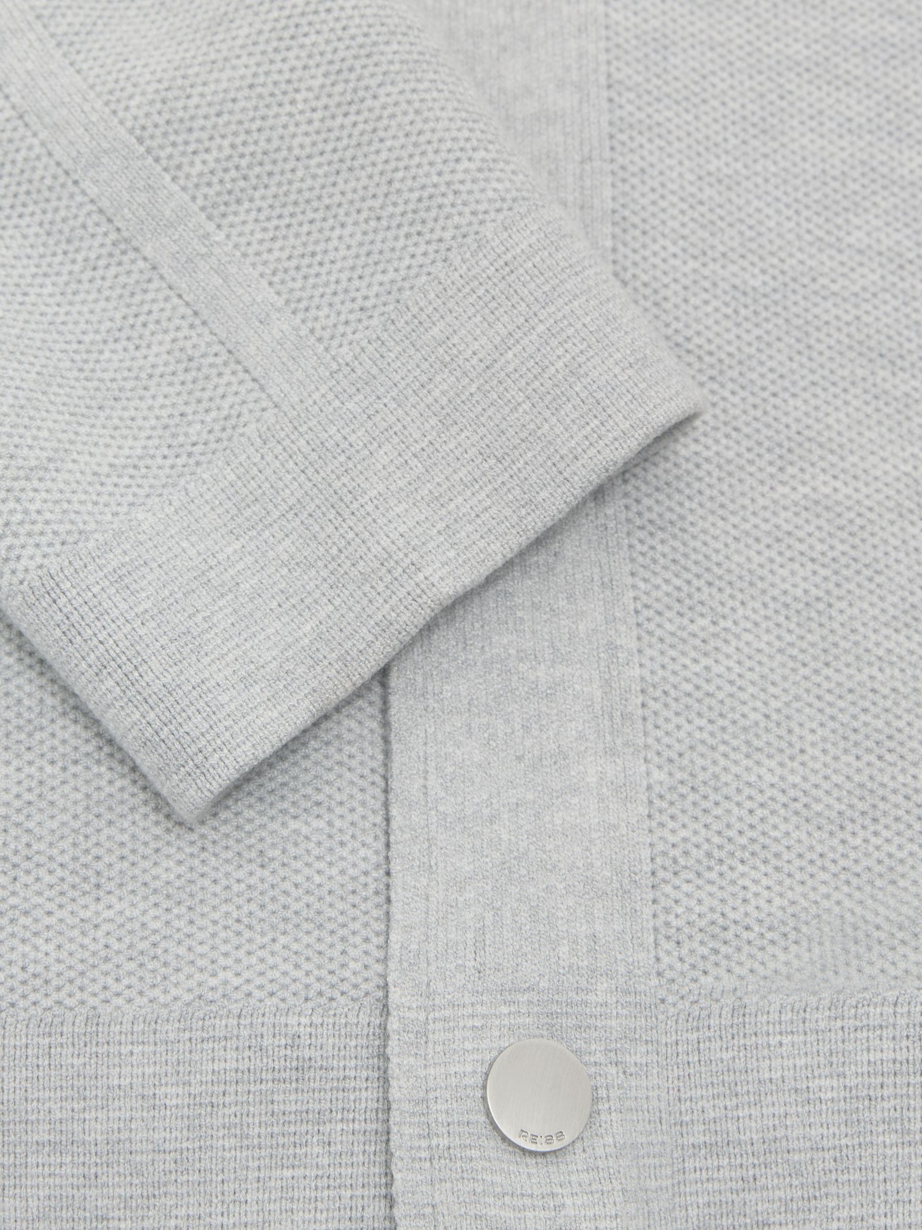 Polo Shirt in Soft Grey - Image 7 of 10