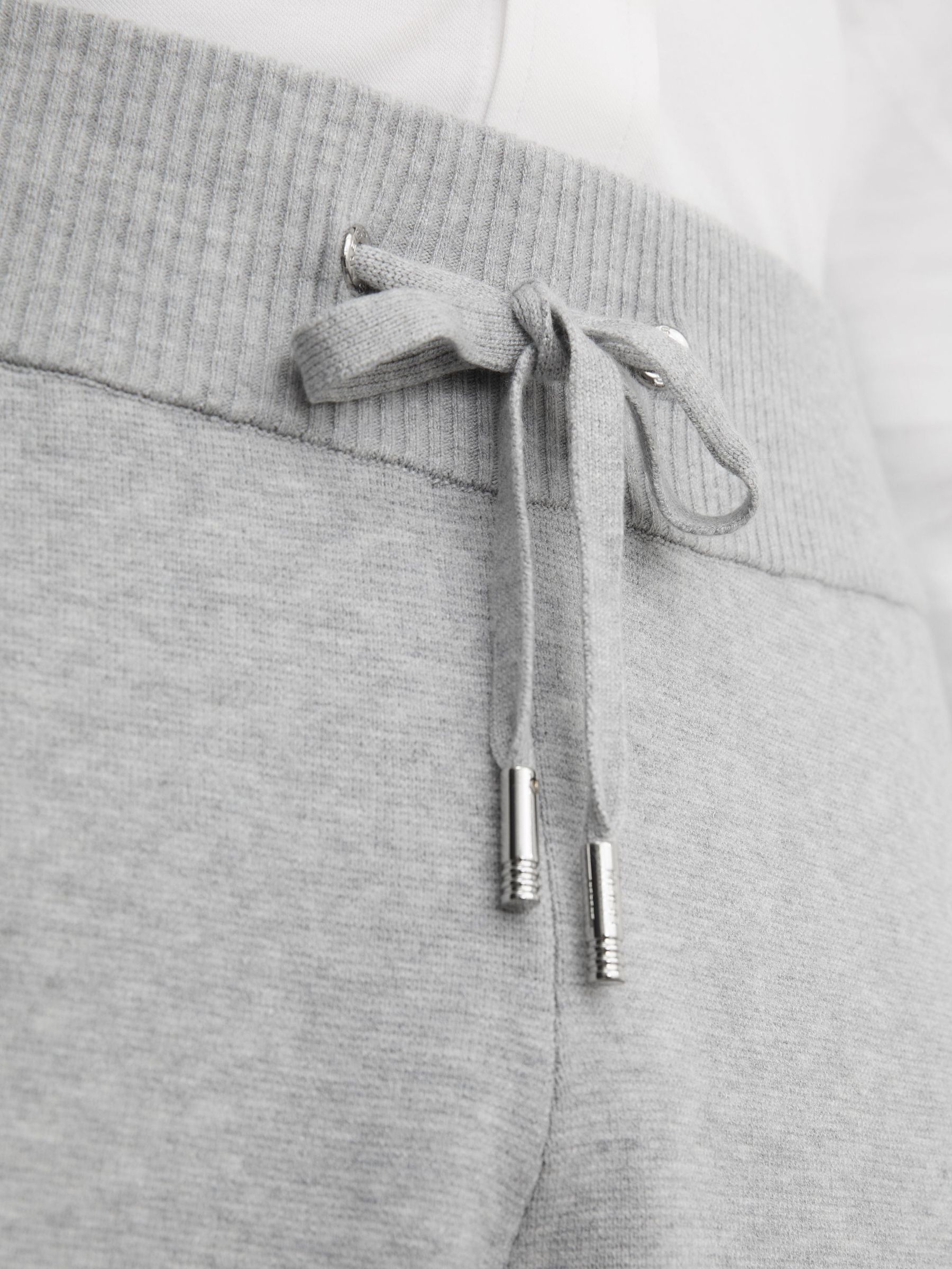 R-Flex Knitted Relaxed-Fit Joggers in Soft Grey - Image 4 of 9