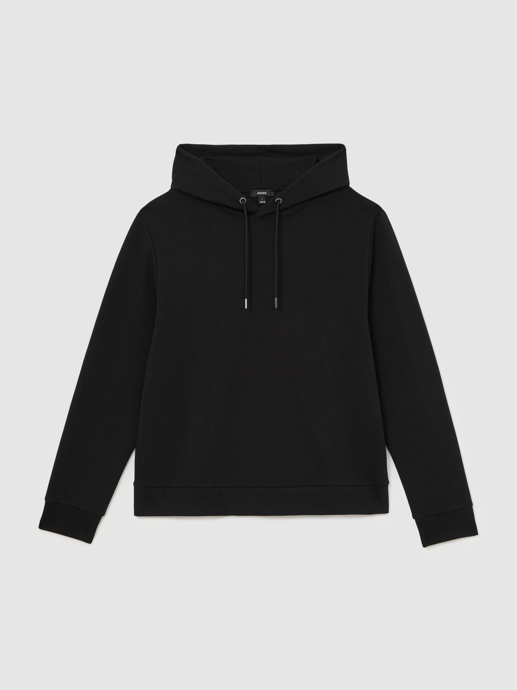 Premium Interlock Hoodie in Black - Image 2 of 6