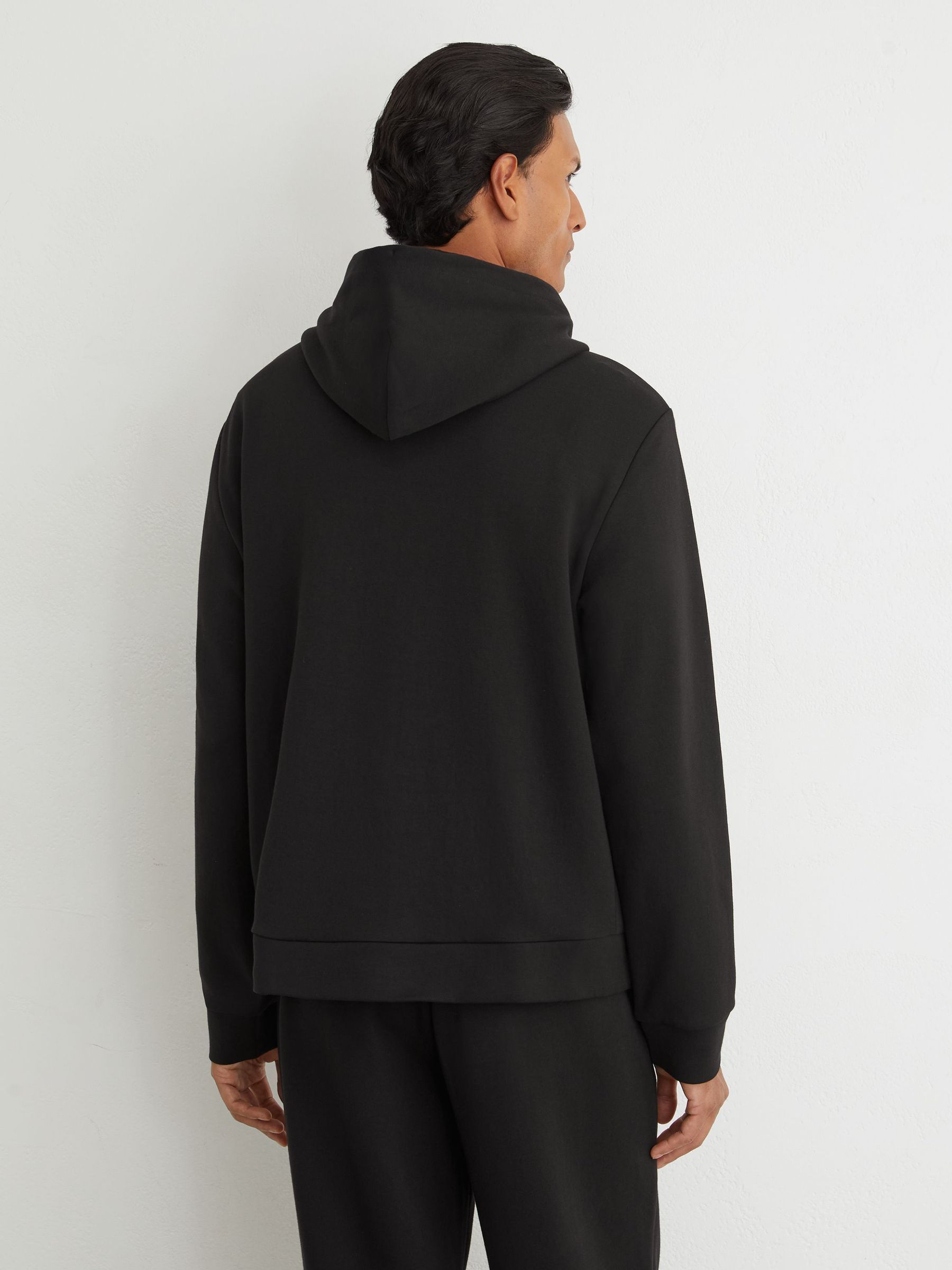 Premium Interlock Hoodie in Black - Image 5 of 6