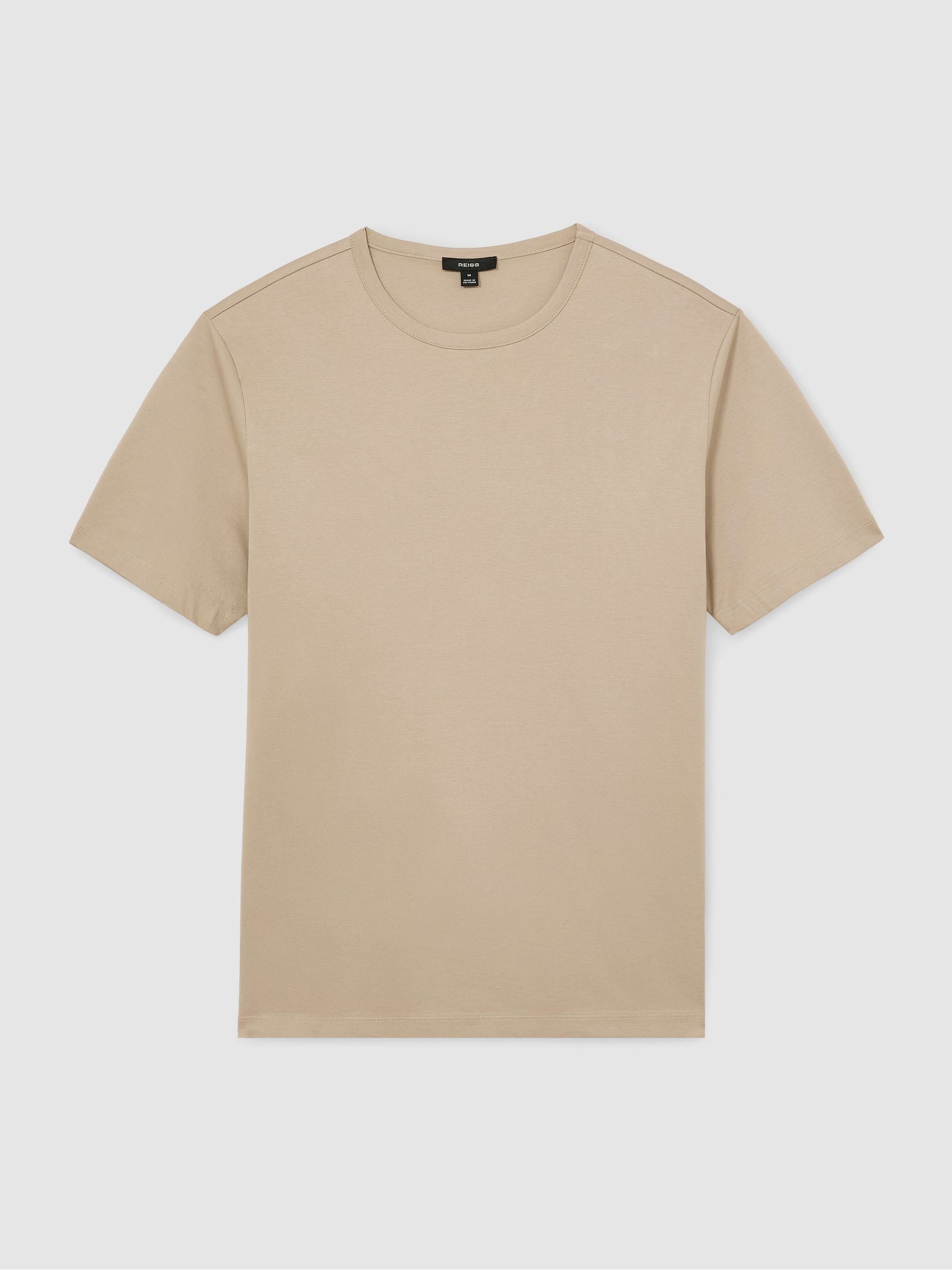 Air-Water Cotton Tailored-Fit T-Shirt in Sand - Image 2 of 6