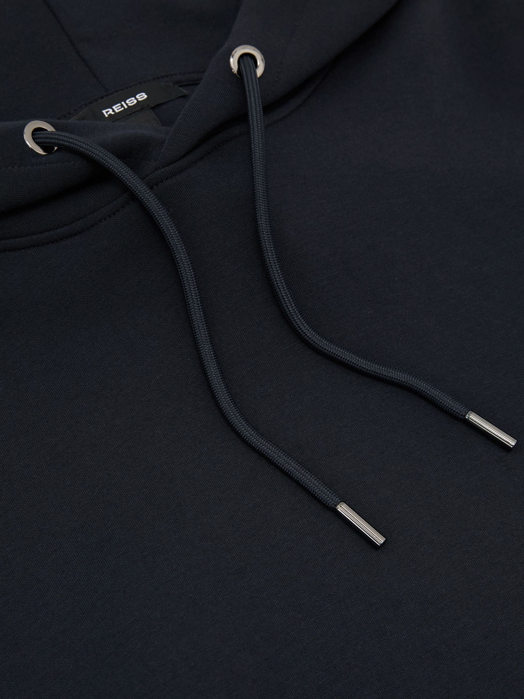 Premium Interlock Hoodie in Navy - Obrázek 6 z 6