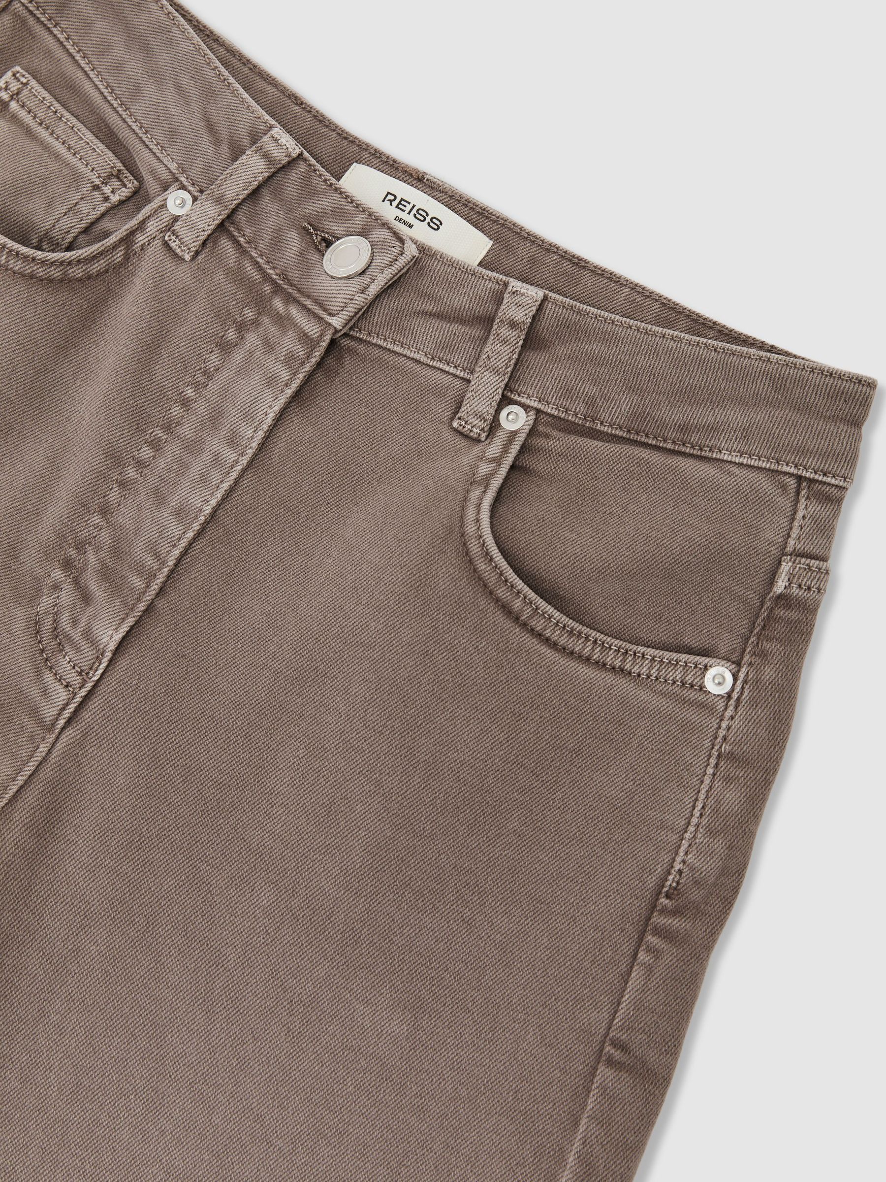 Mid-Rise Straight-Leg Jeans in Mauve Neutral - Image 7 of 7
