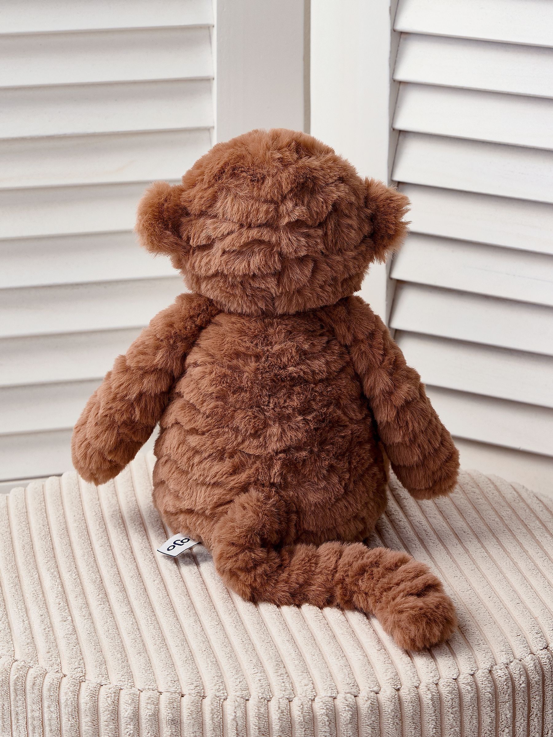 Milo Monkey Brown Soft Plush Toy - Image 3 of 5