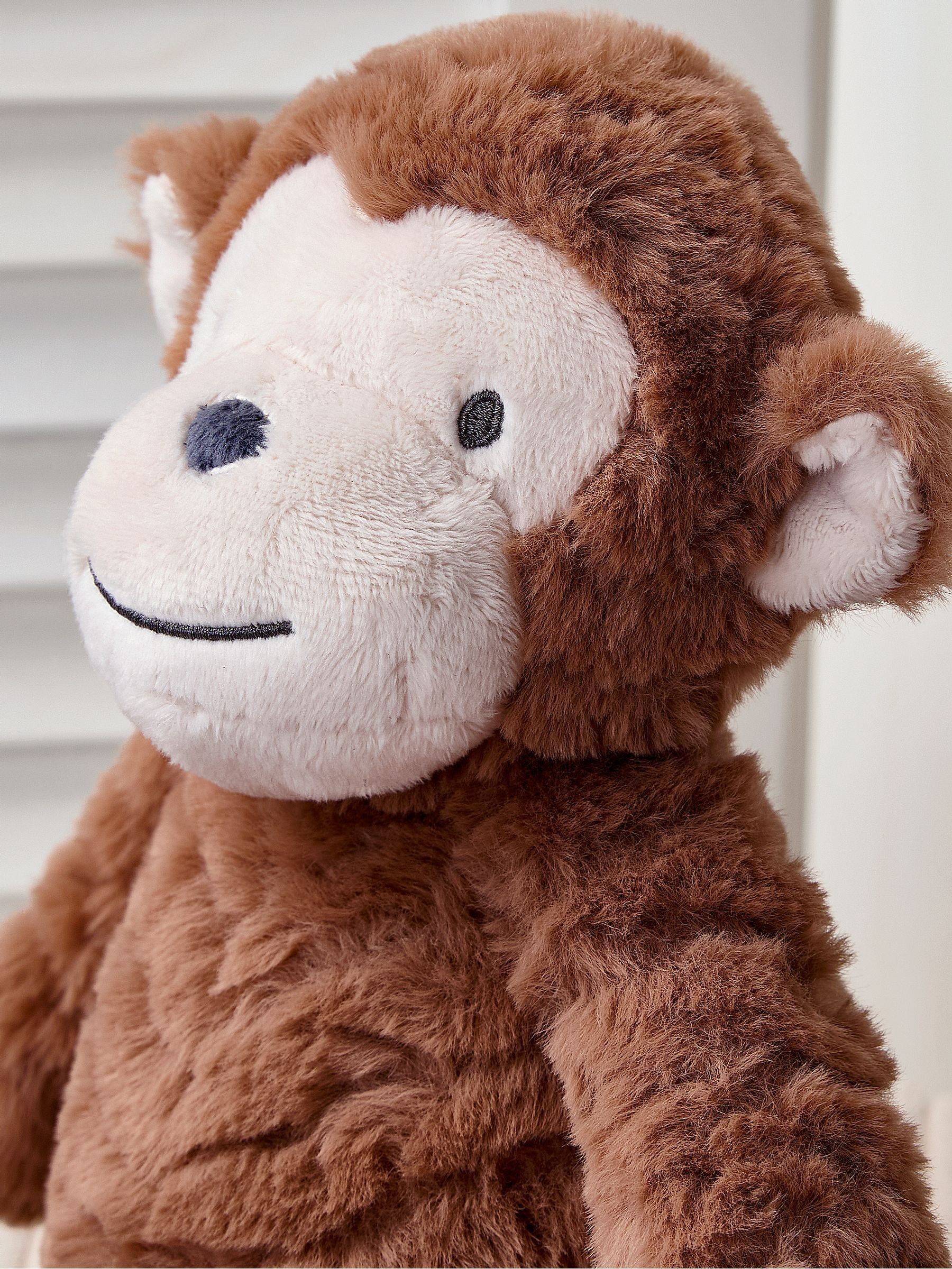 Milo Monkey Brown Soft Plush Toy - Image 4 of 5