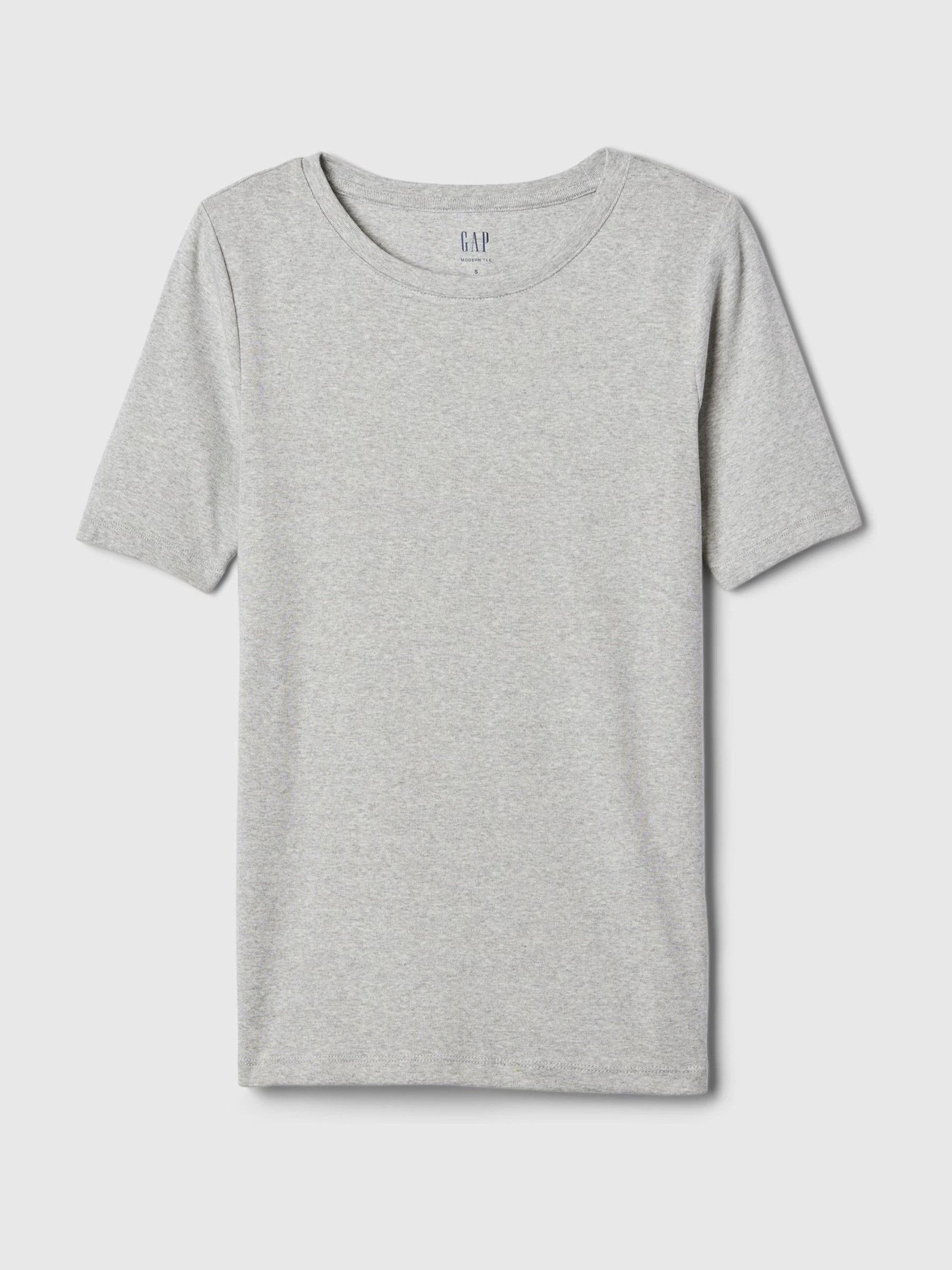 Grey Modern Crew neck T-Shirt - Image 3 of 3