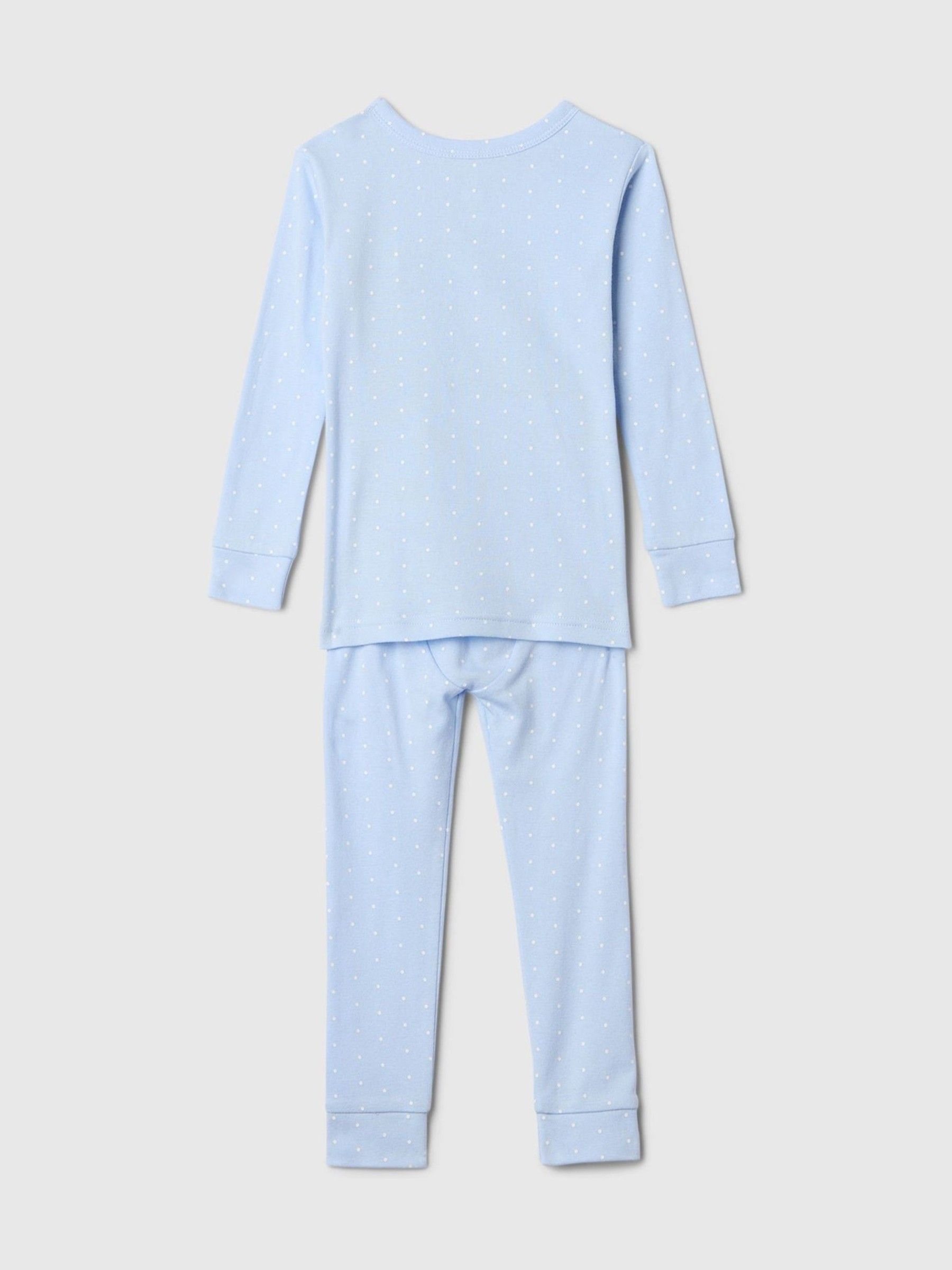Blue Elsa Disney Brushed Cotton Princess Pyjamas Set - Image 2 of 2