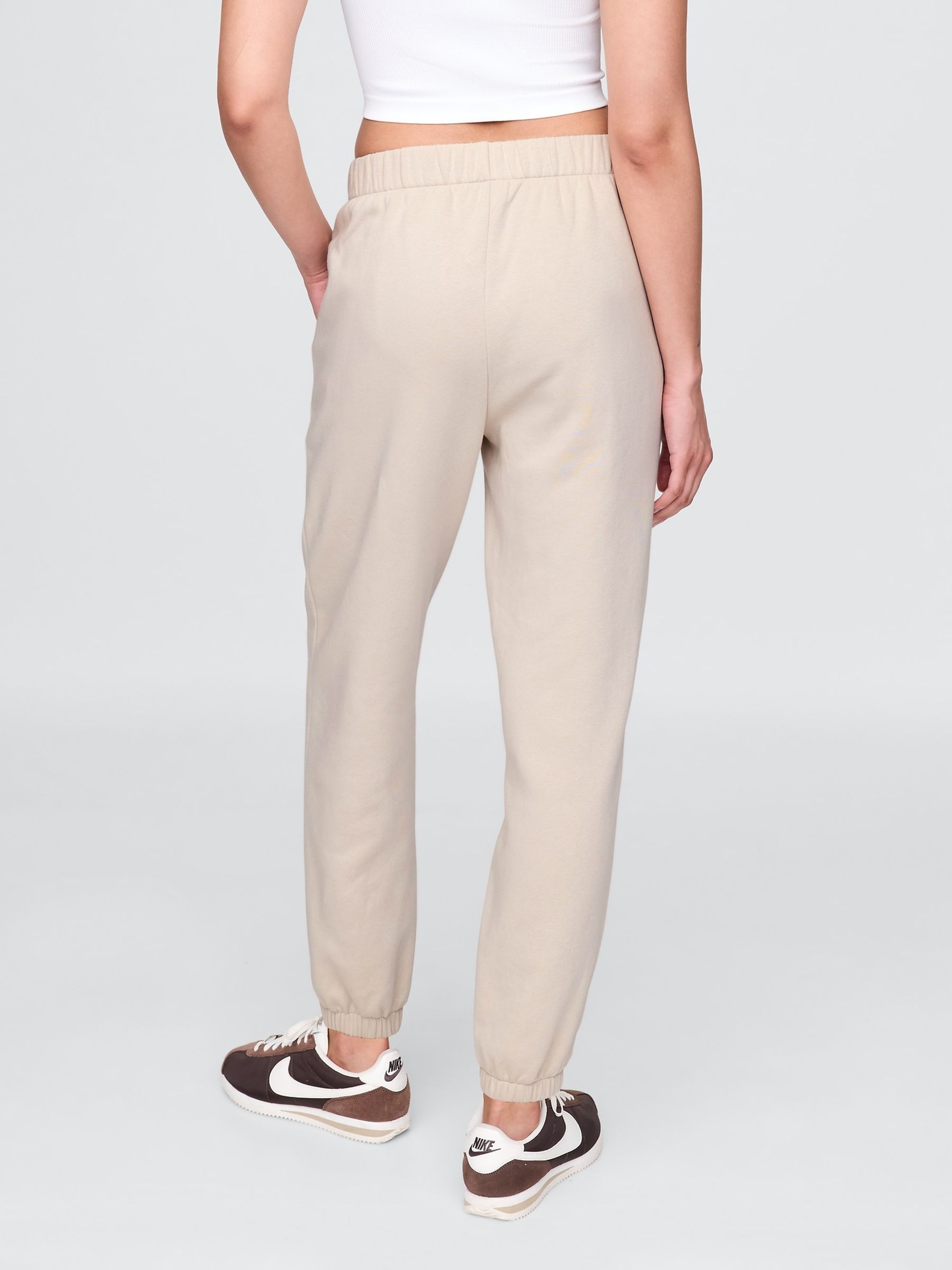 Beige High Waisted VintageSoft Relaxed Joggers - Image 2 of 4