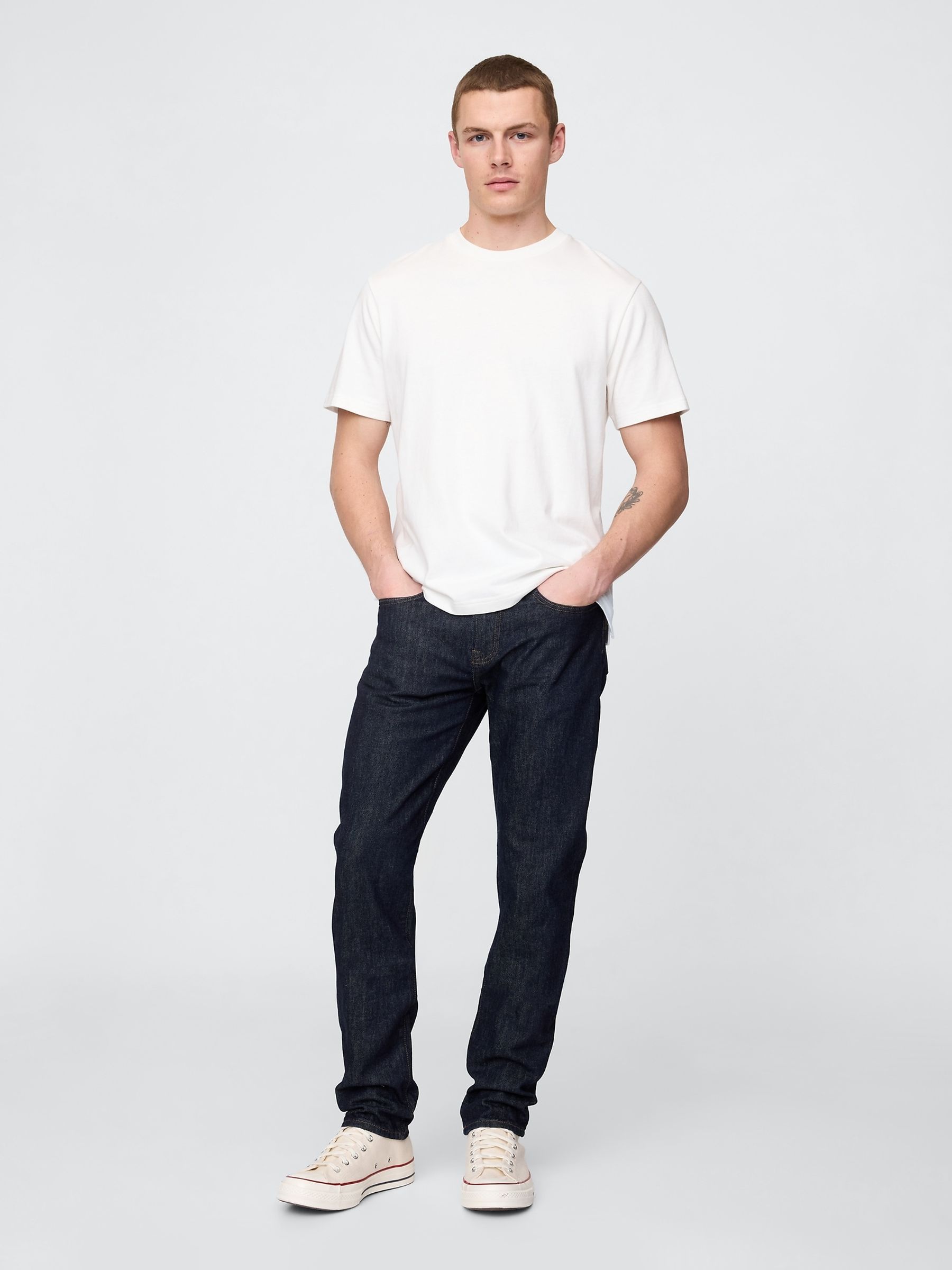 Dark Wash Slim Jeans - Image 10 of 12