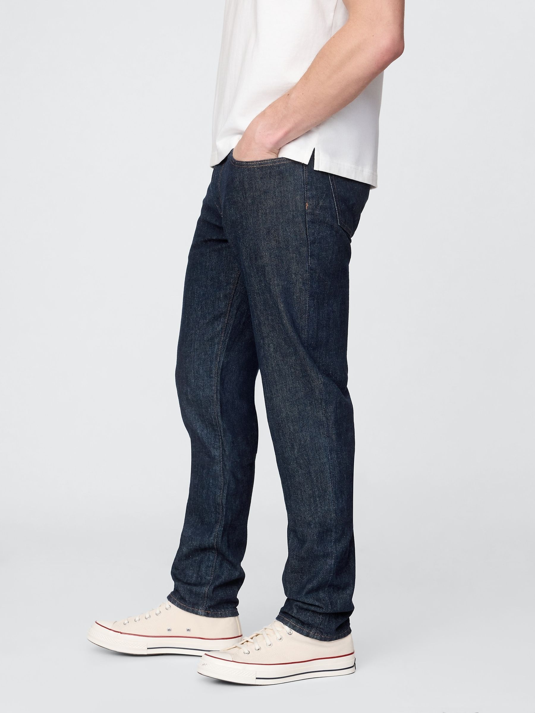 Dark Wash Slim Jeans - Image 8 of 12